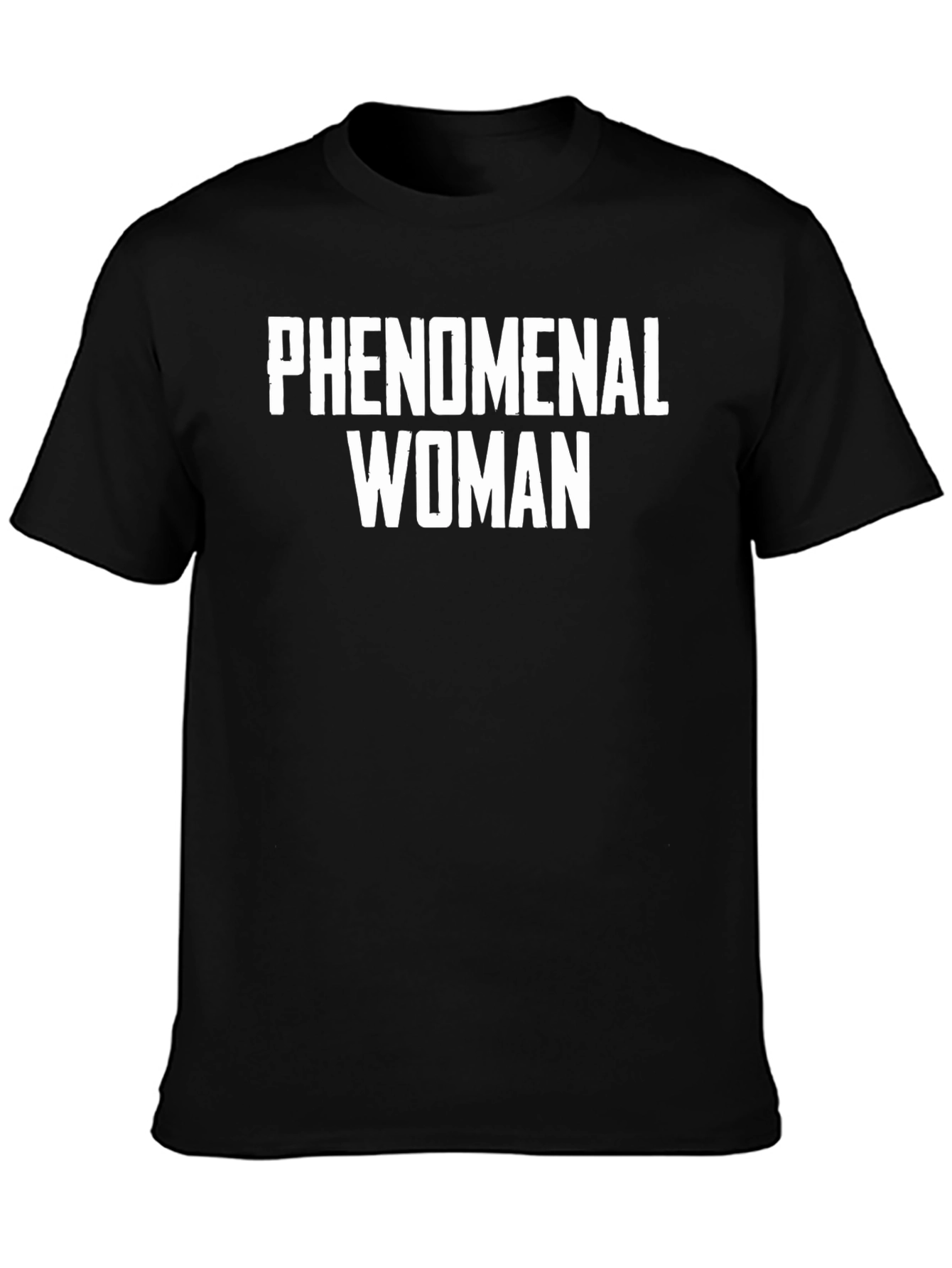 Phenomenal Woman Black Graphic Tee