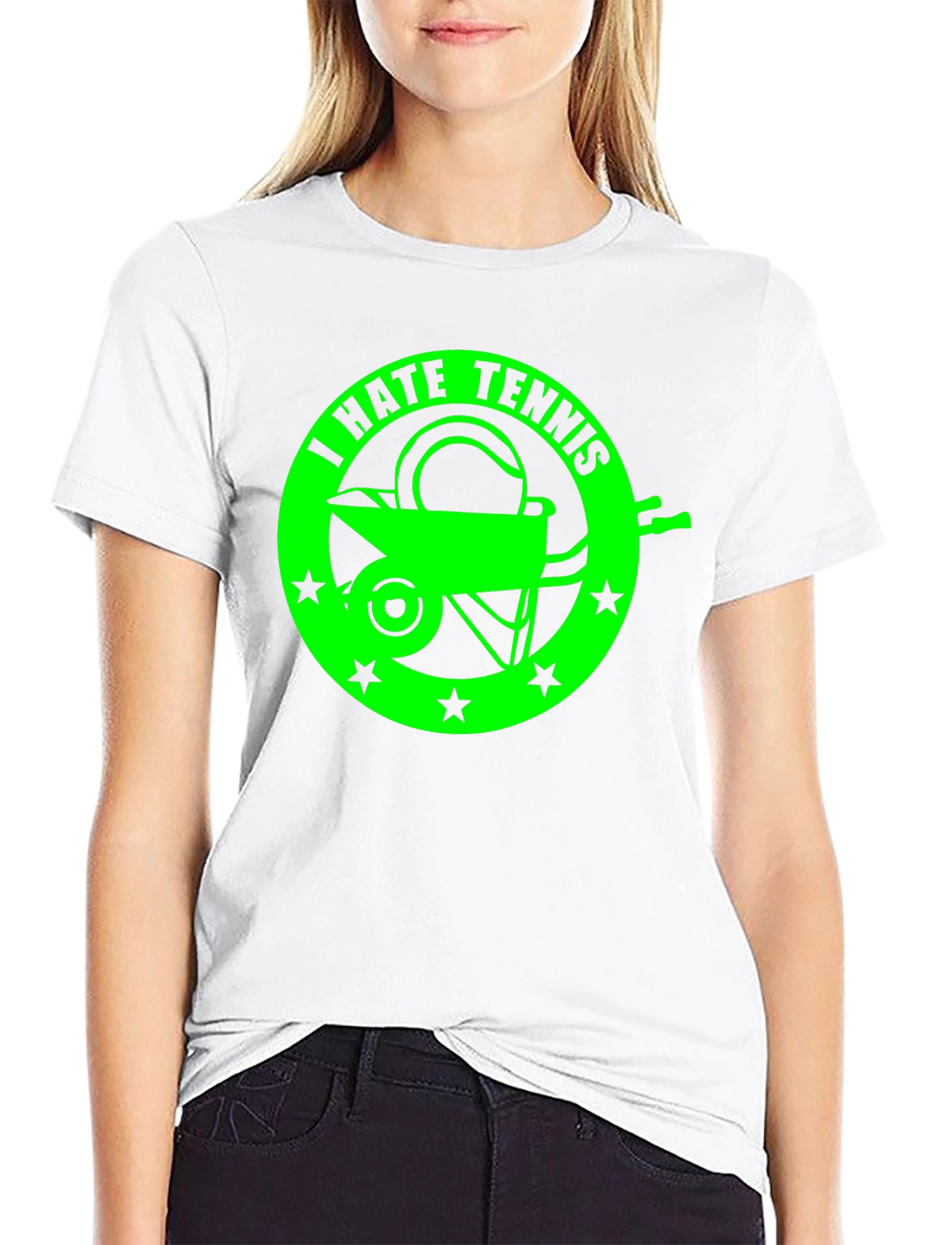 I Hate Tennis T-Shirt - Funny Graphic Tee