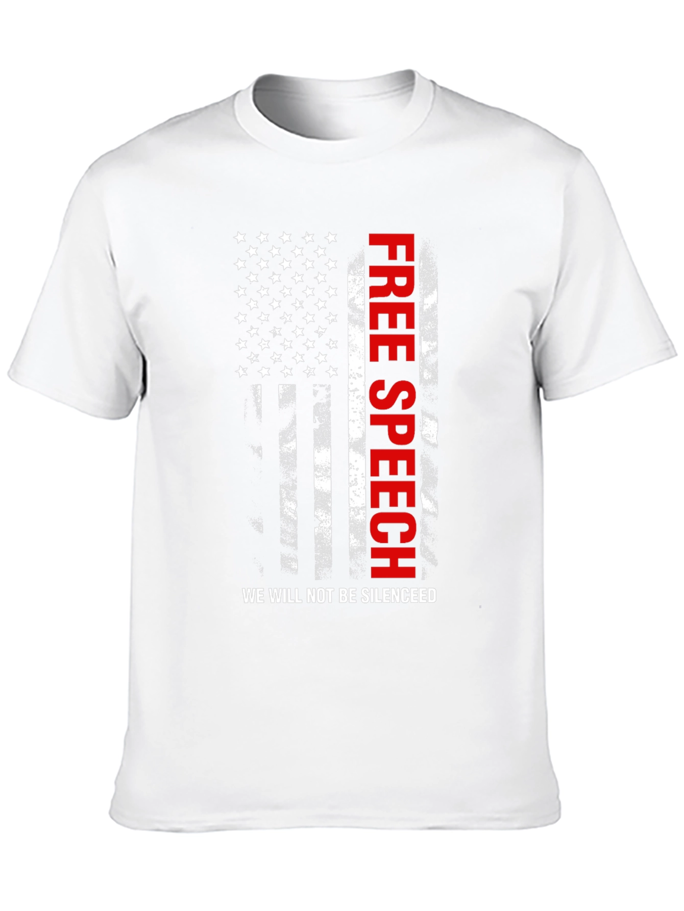 Free Speech American Flag Patriotic T-Shirt