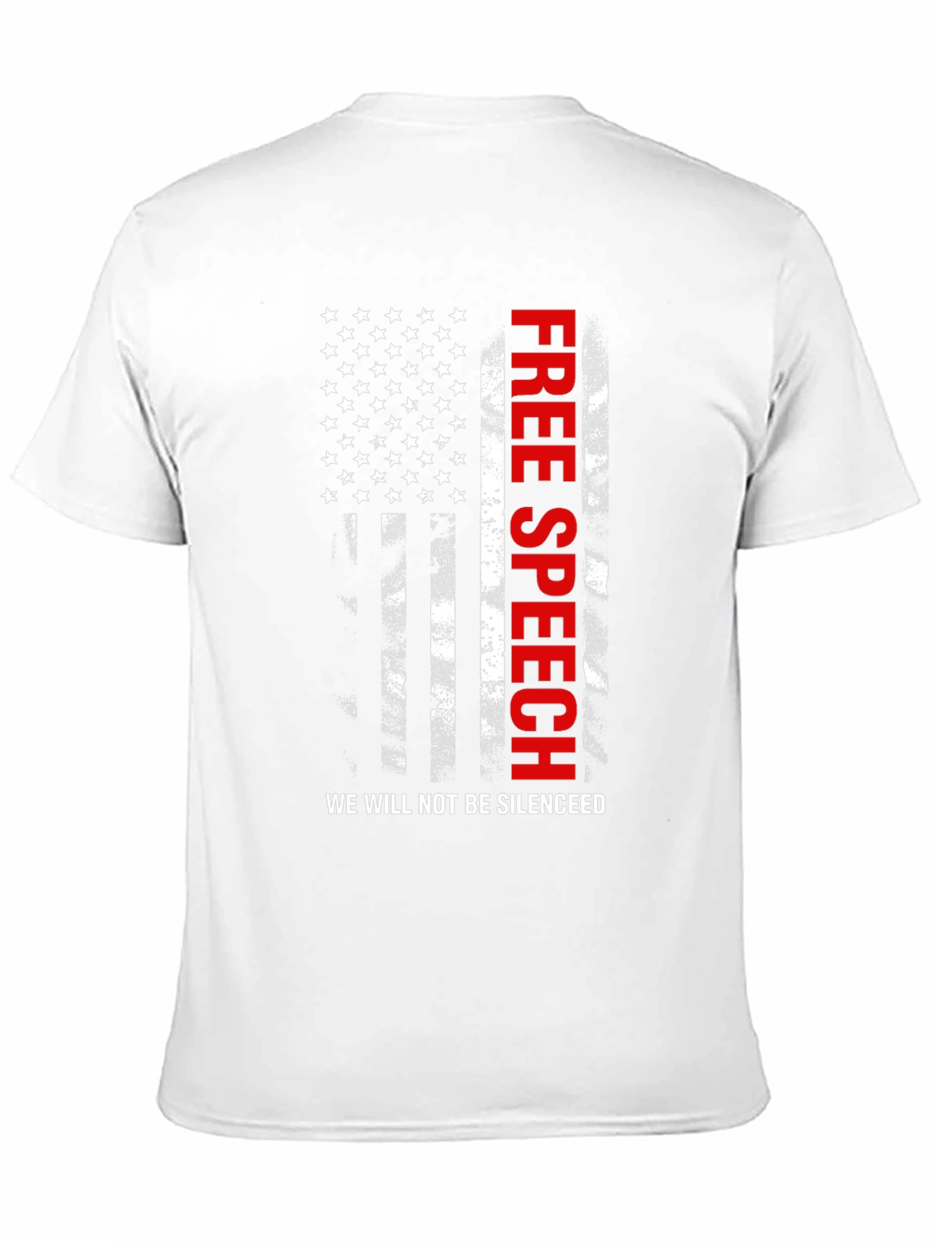 Free Speech American Flag Patriotic T-Shirt