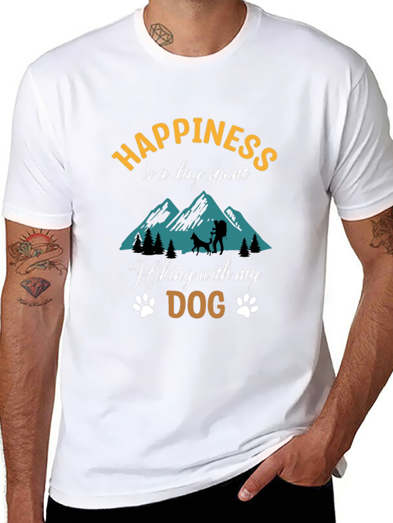 Hiking With My Dog T-Shirt