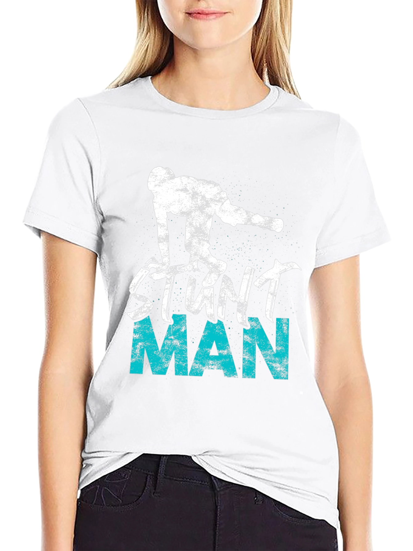 Stunt Man Graphic Tee - Cool Design T-Shirt