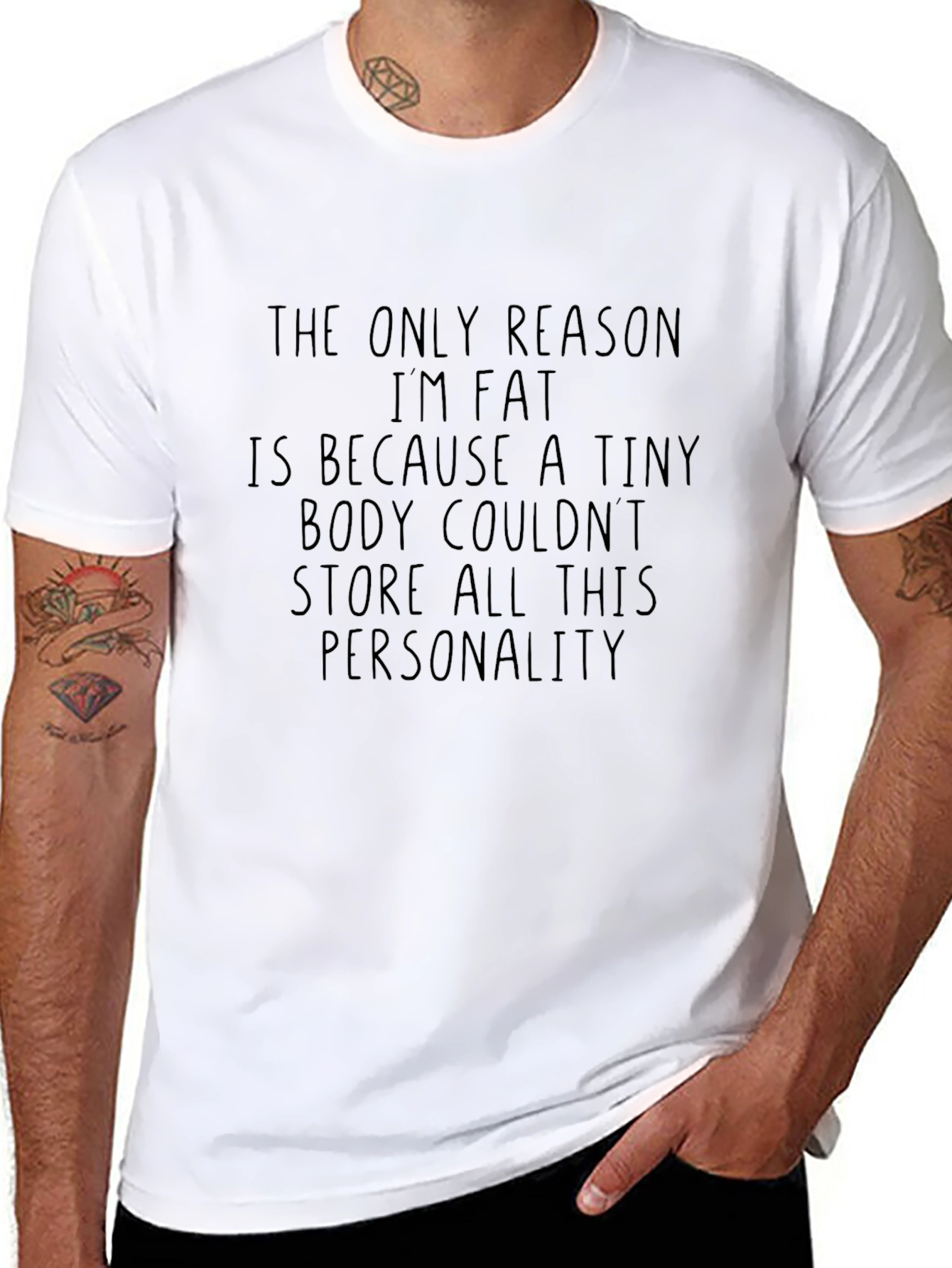Funny Personality Black T-Shirt