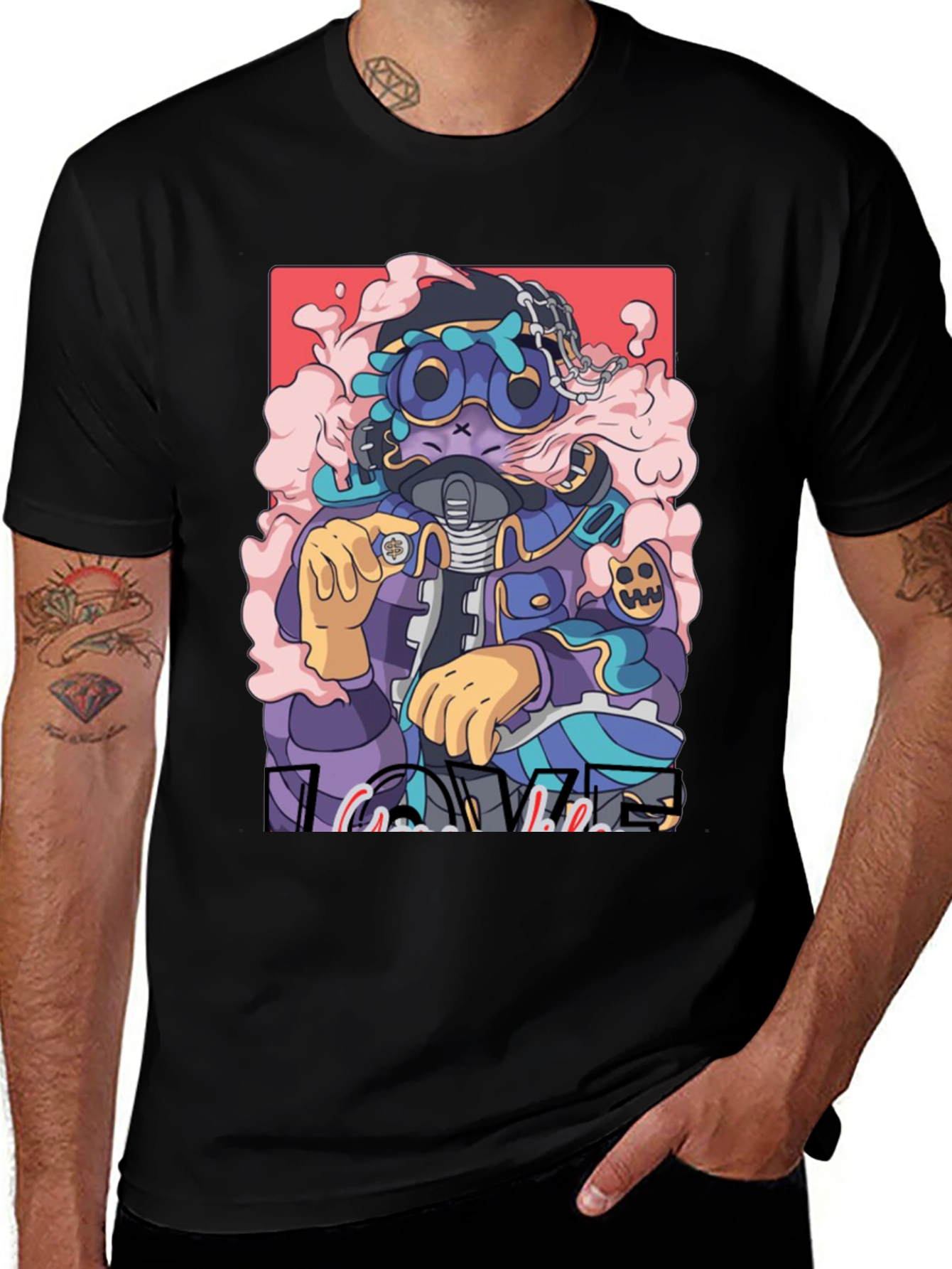 Urban Cartoon Graphic Tee