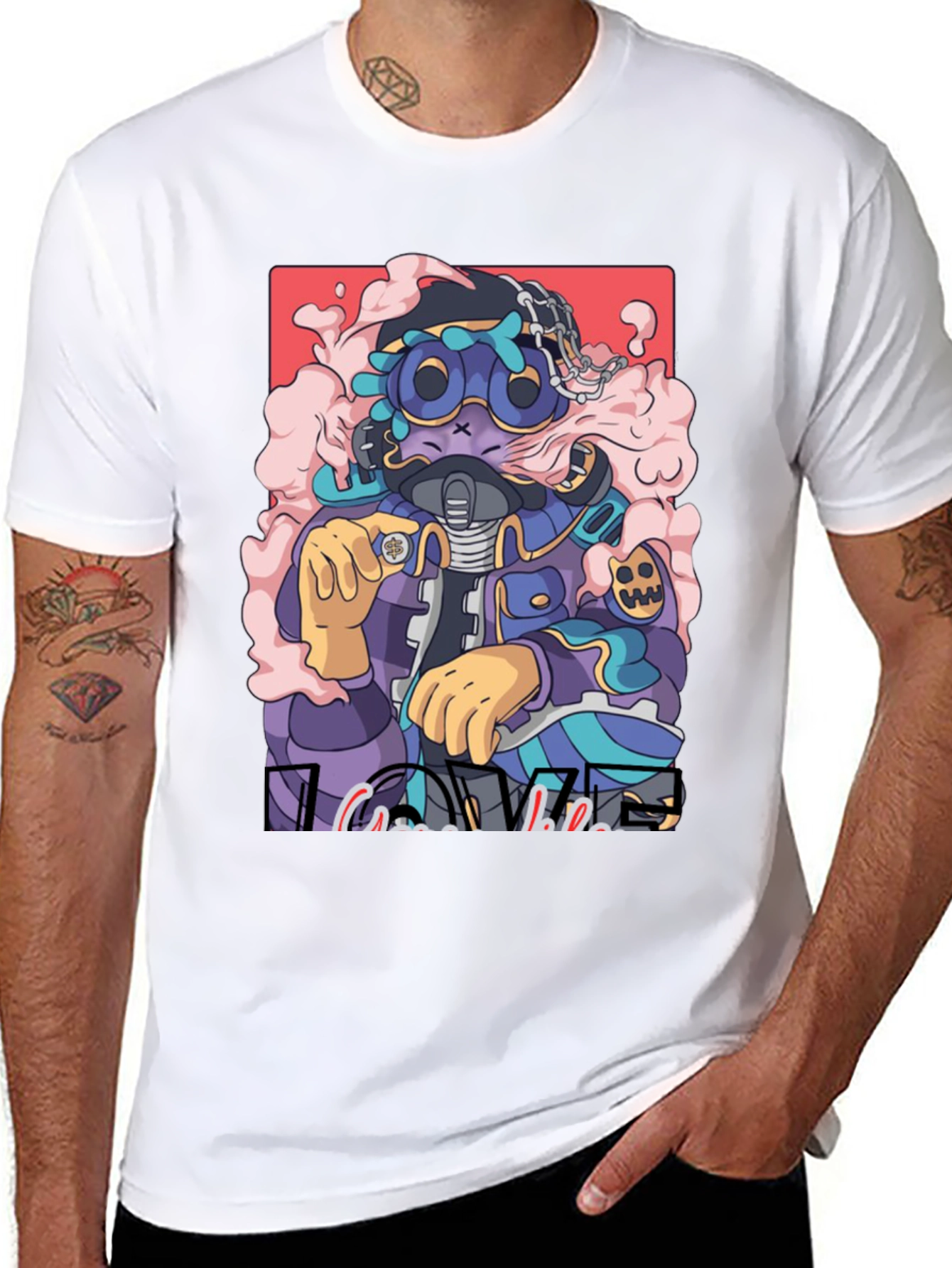 Urban Cartoon Graphic Tee