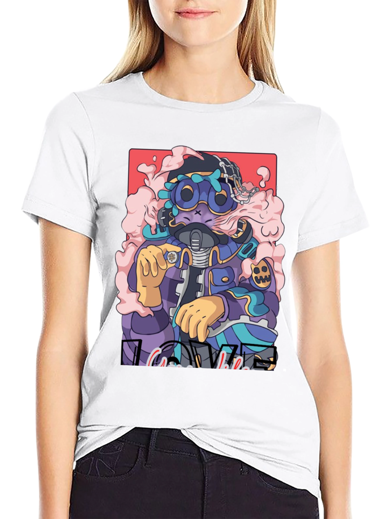 Urban Cartoon Graphic Tee