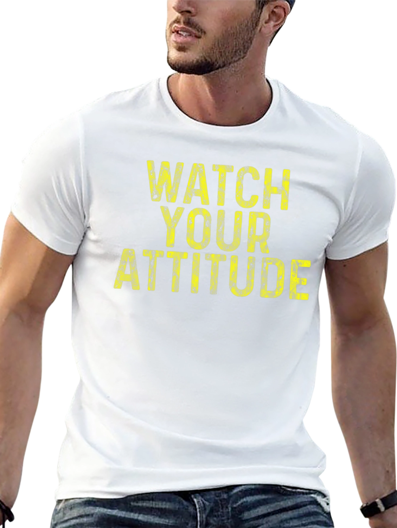 Watch Your Attitude Graphic Tee - Bold Statement Shirt