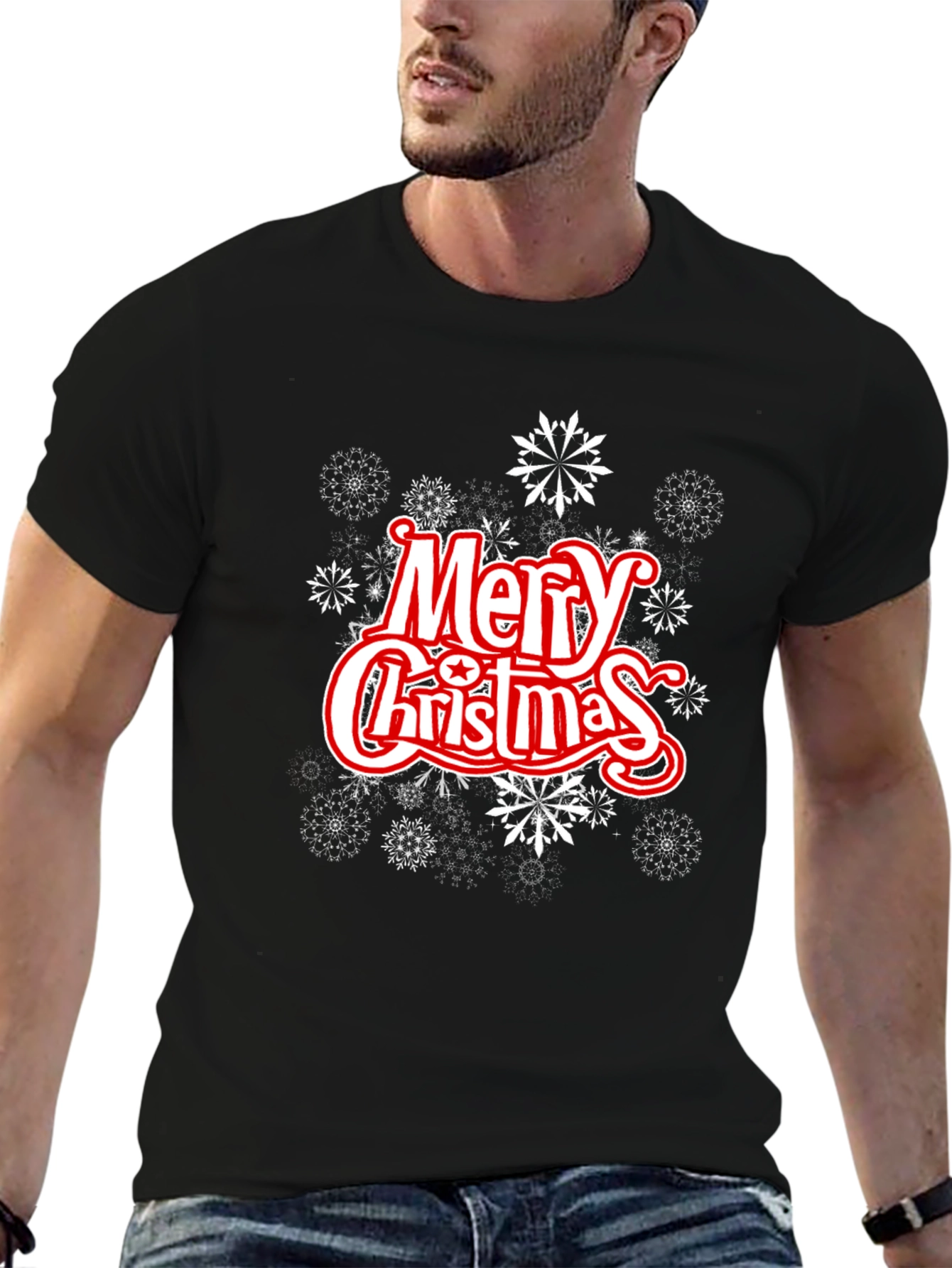 Merry Christmas Holiday Graphic Tee
