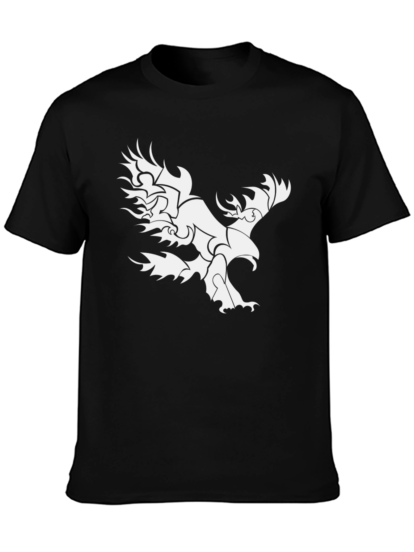 Black Eagle Graphic Tee - Unique Design