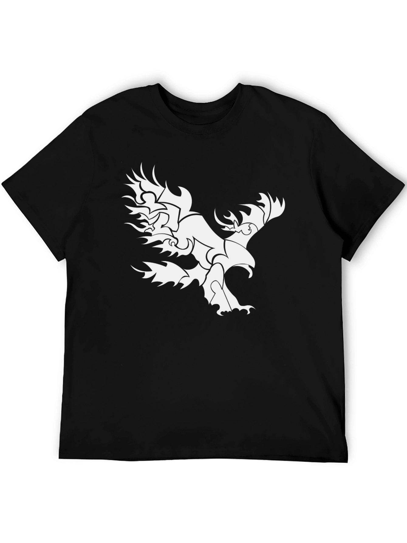 Black Eagle Graphic Tee - Unique Design