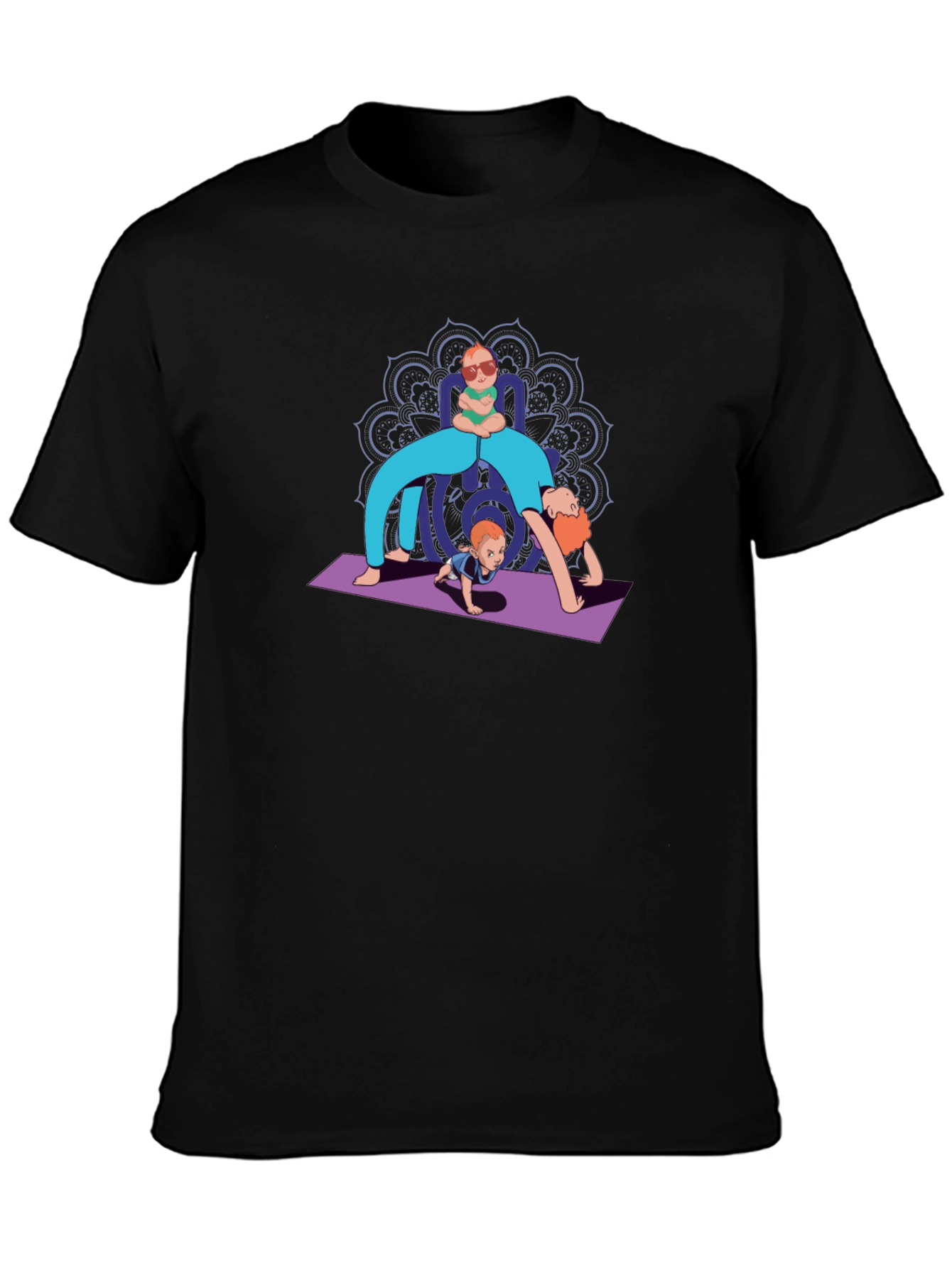 Yoga Family Graphic Tee - Unique Design