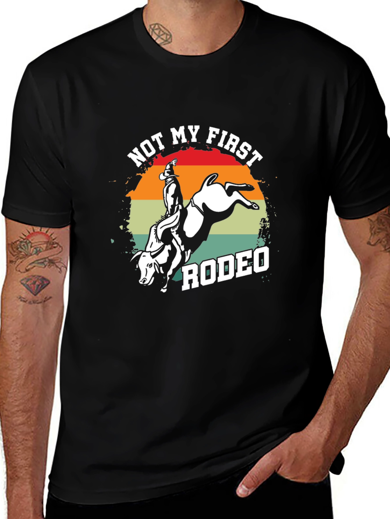 Not My First Rodeo Bull Riding T-Shirt