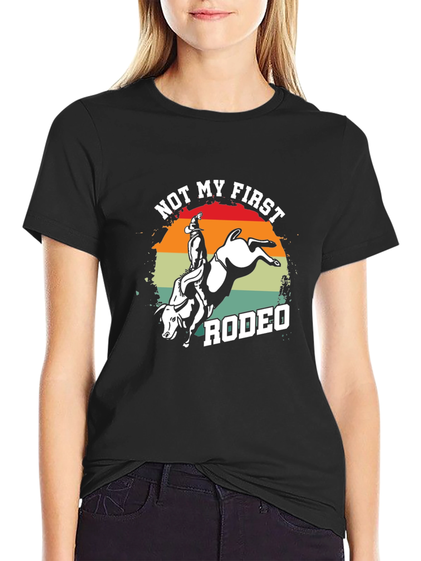 Not My First Rodeo Bull Riding T-Shirt