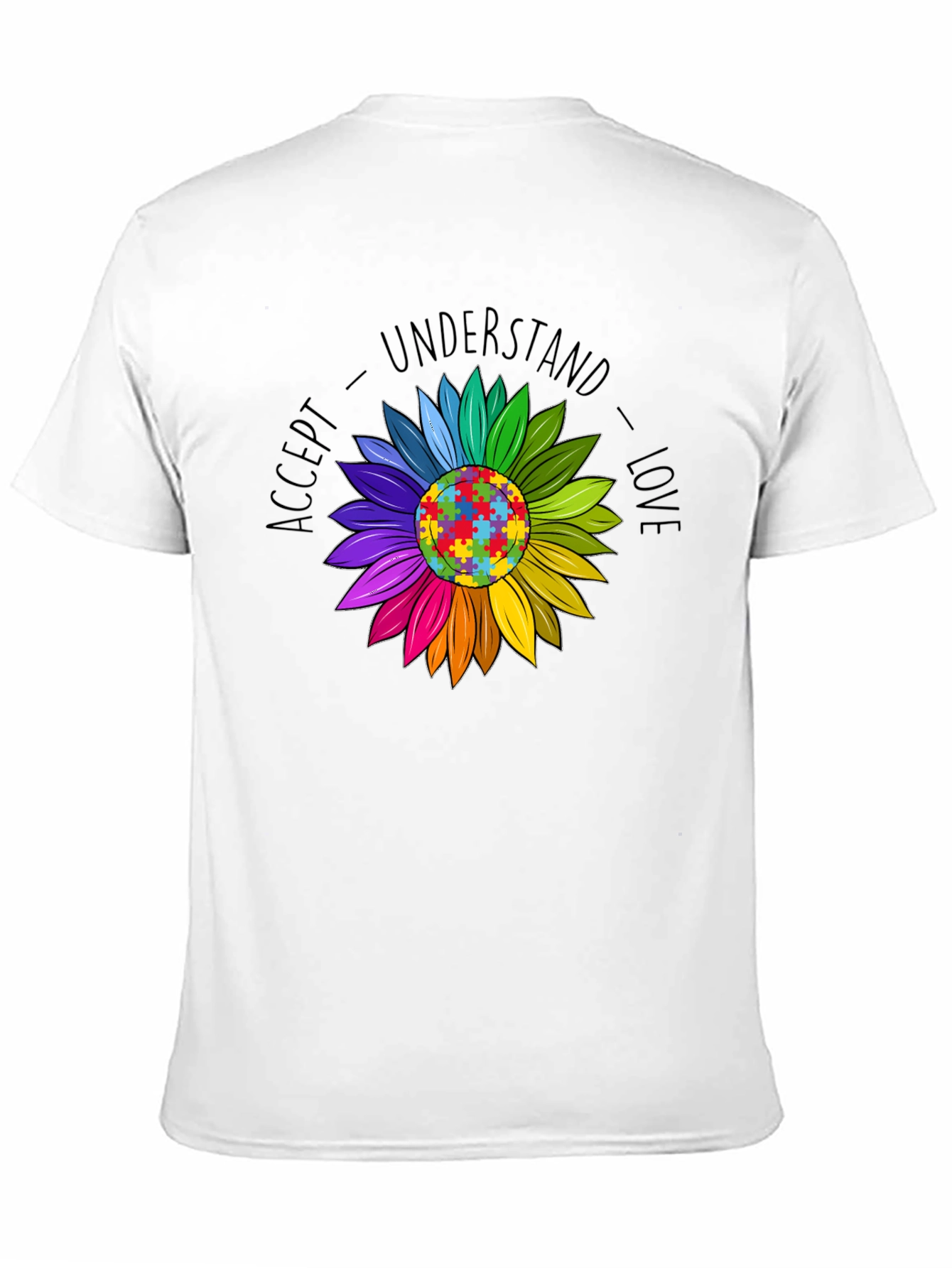 Autism Awareness Sunflower Graphic Tee