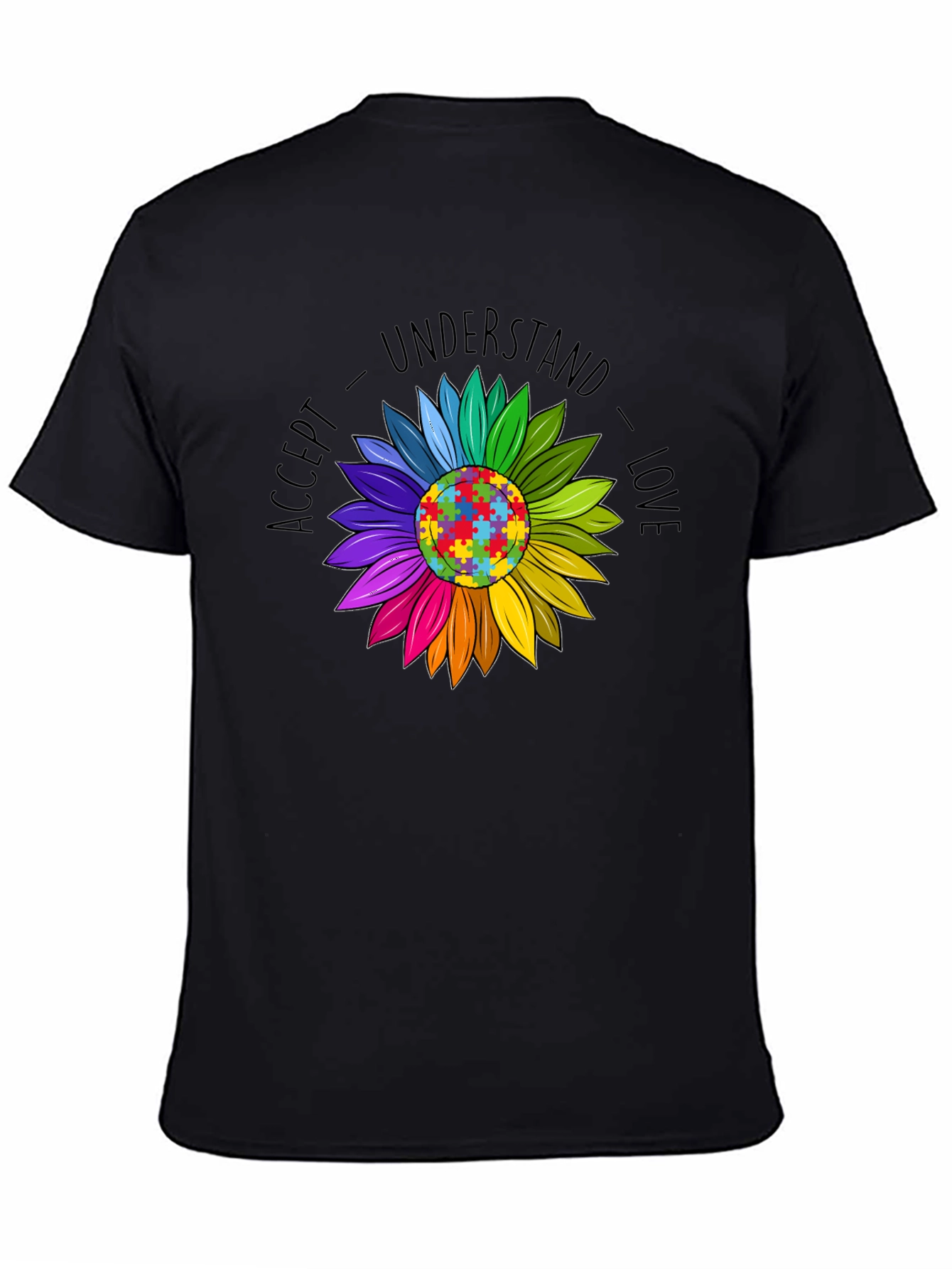 Autism Awareness Sunflower Graphic Tee