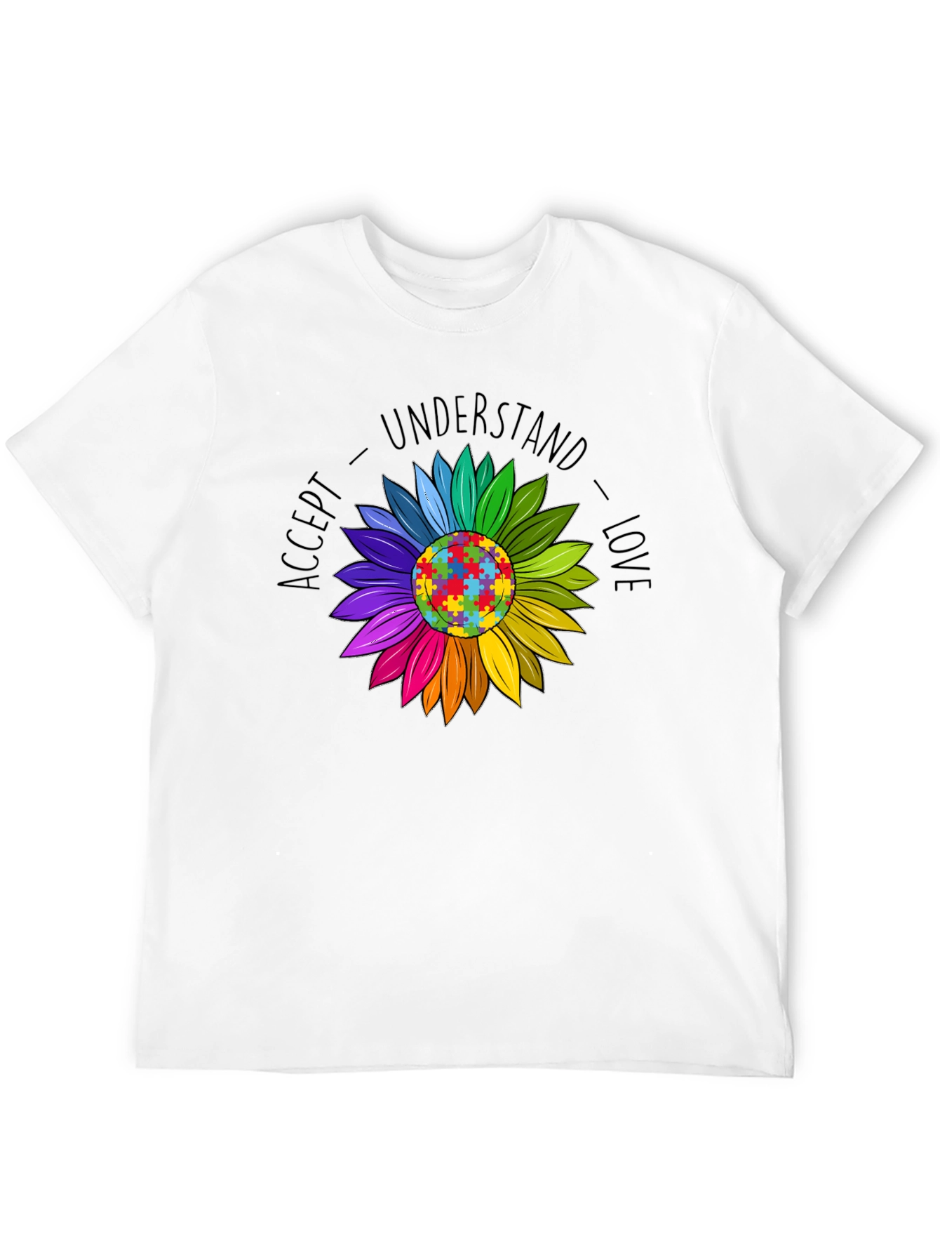 Autism Awareness Sunflower Graphic Tee