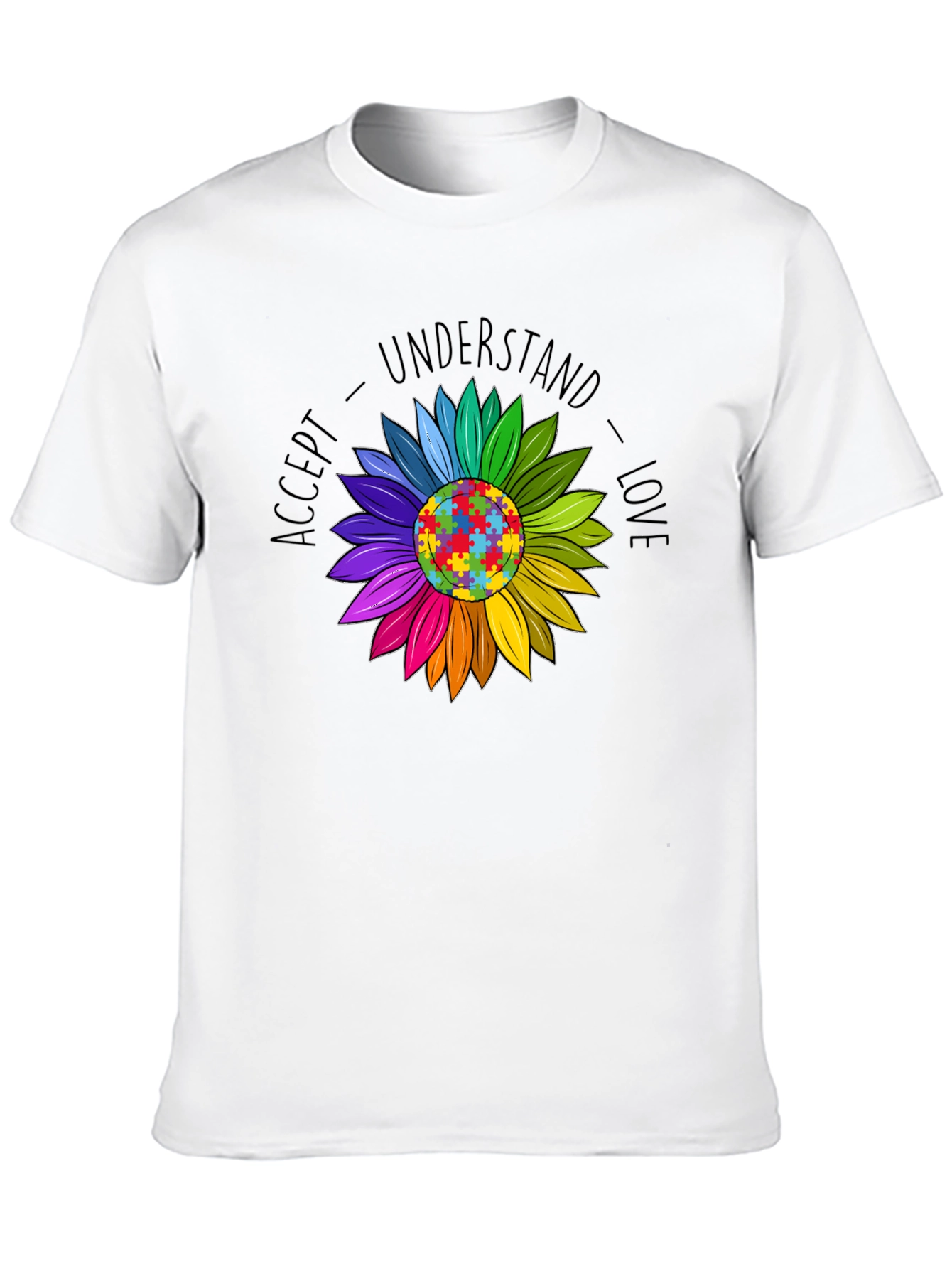 Autism Awareness Sunflower Graphic Tee