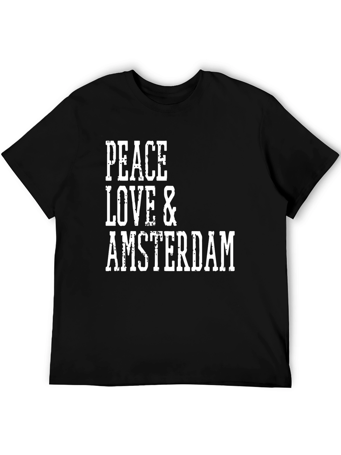 Peace Love Amsterdam Graphic T-Shirt