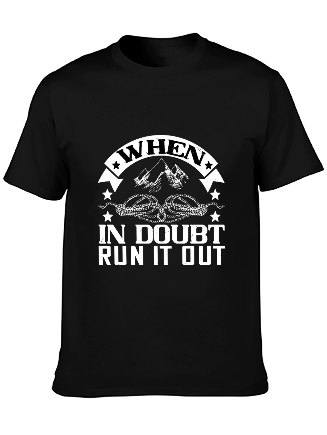 When in Doubt Run it Out Graphic Tee