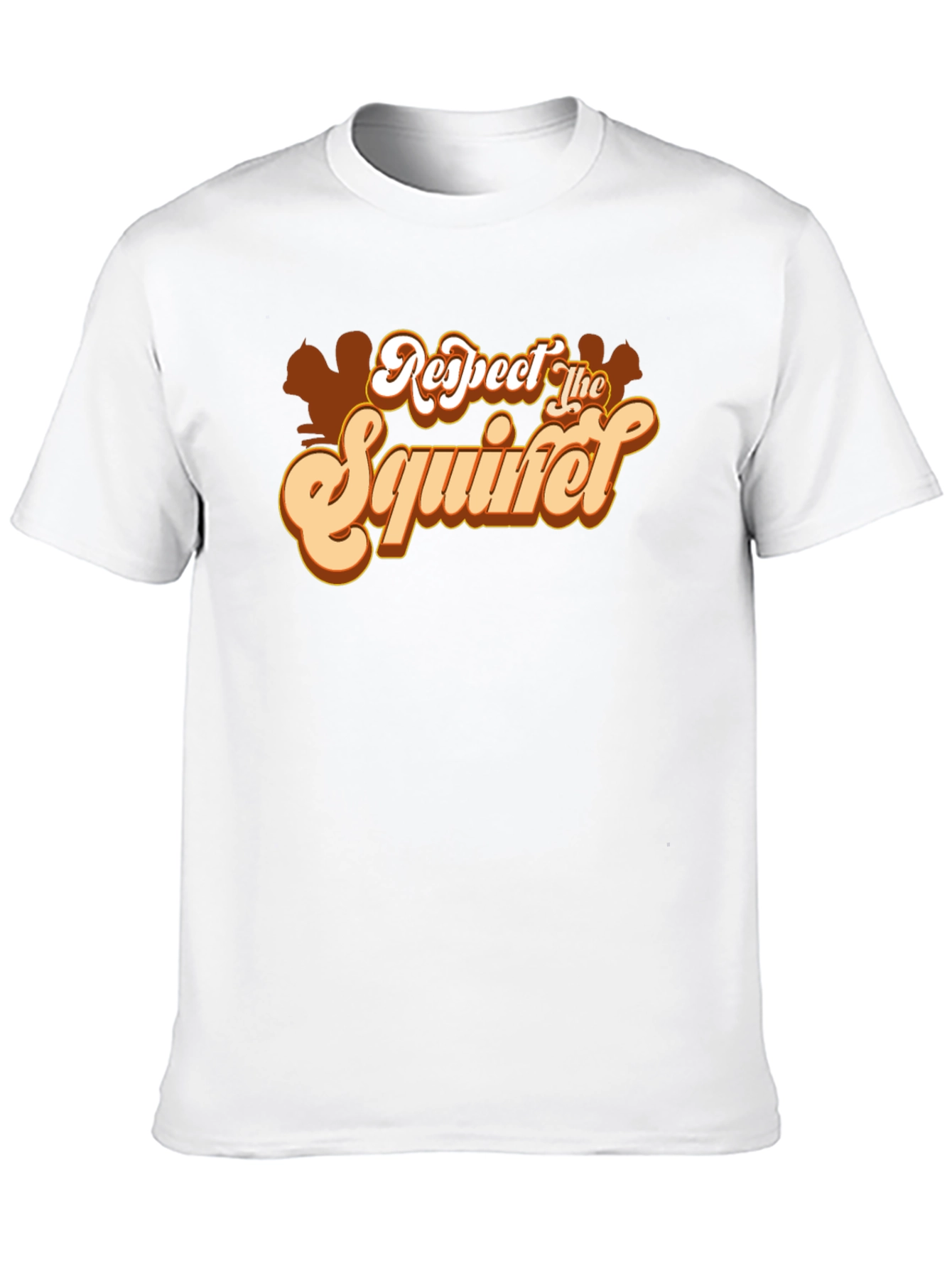 Respect The Squirrel T-Shirt Black