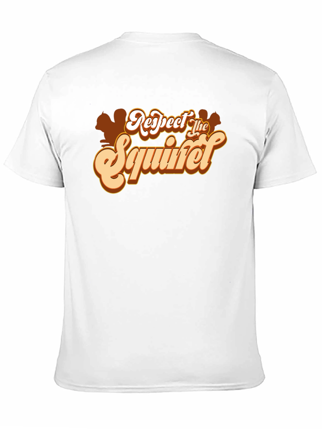 Respect The Squirrel T-Shirt Black