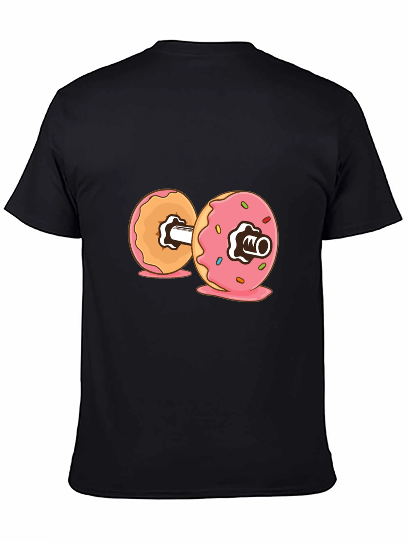 Doughnut Dumbbell Graphic T-Shirt