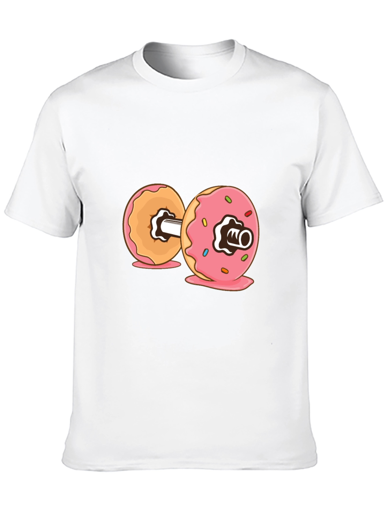 Doughnut Dumbbell Graphic T-Shirt