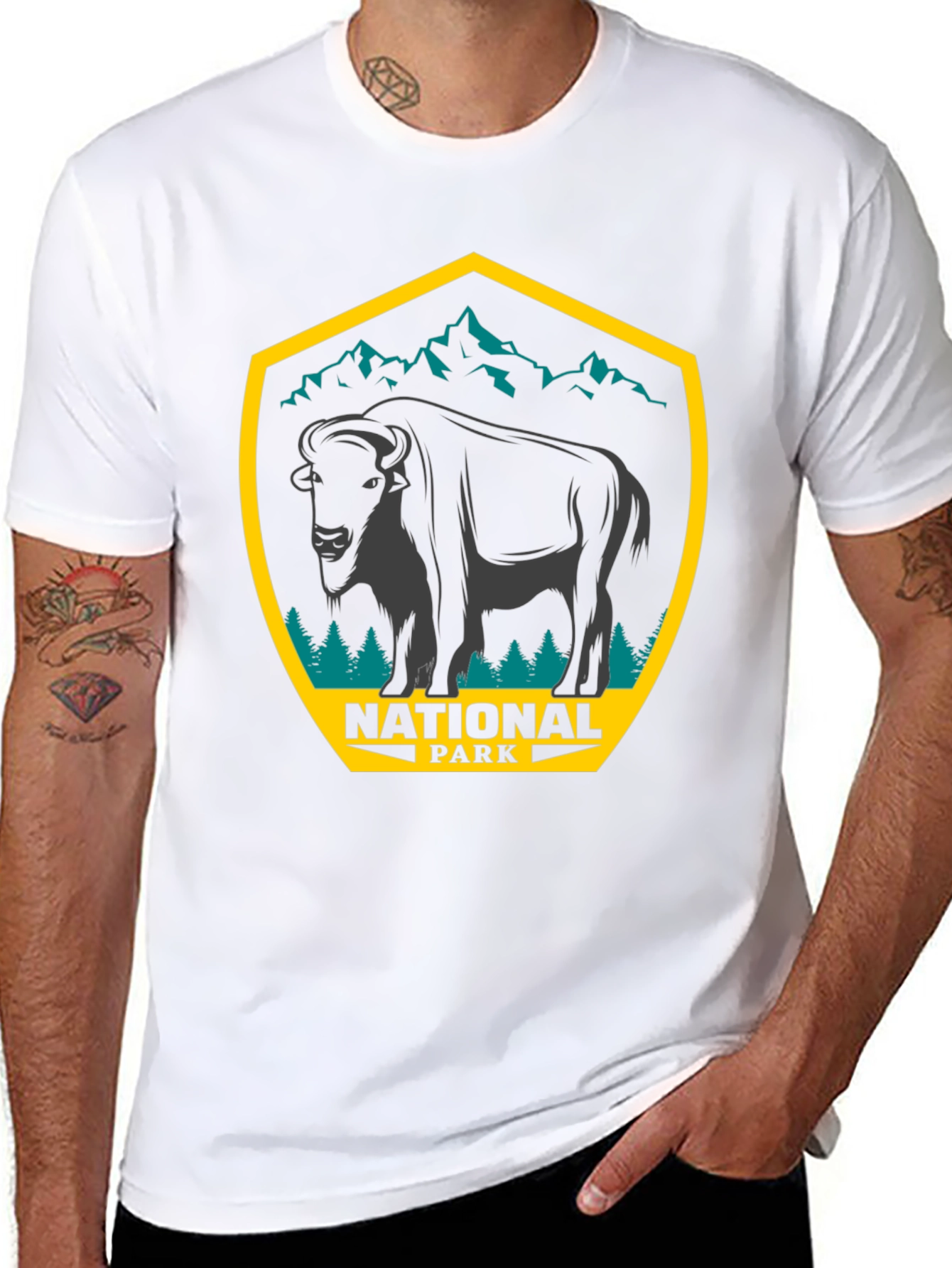 National Park Buffalo Graphic Tee