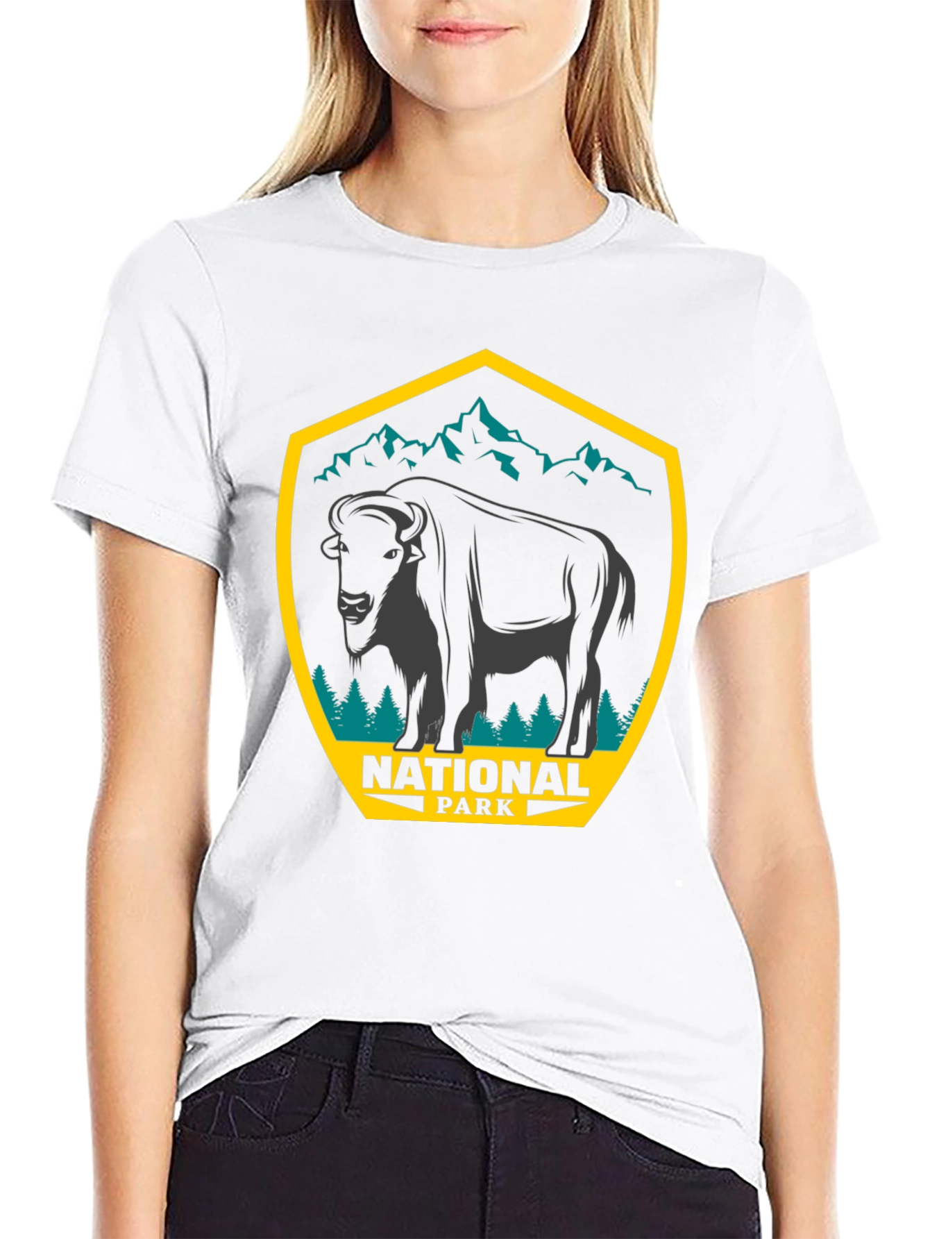 National Park Buffalo Graphic Tee