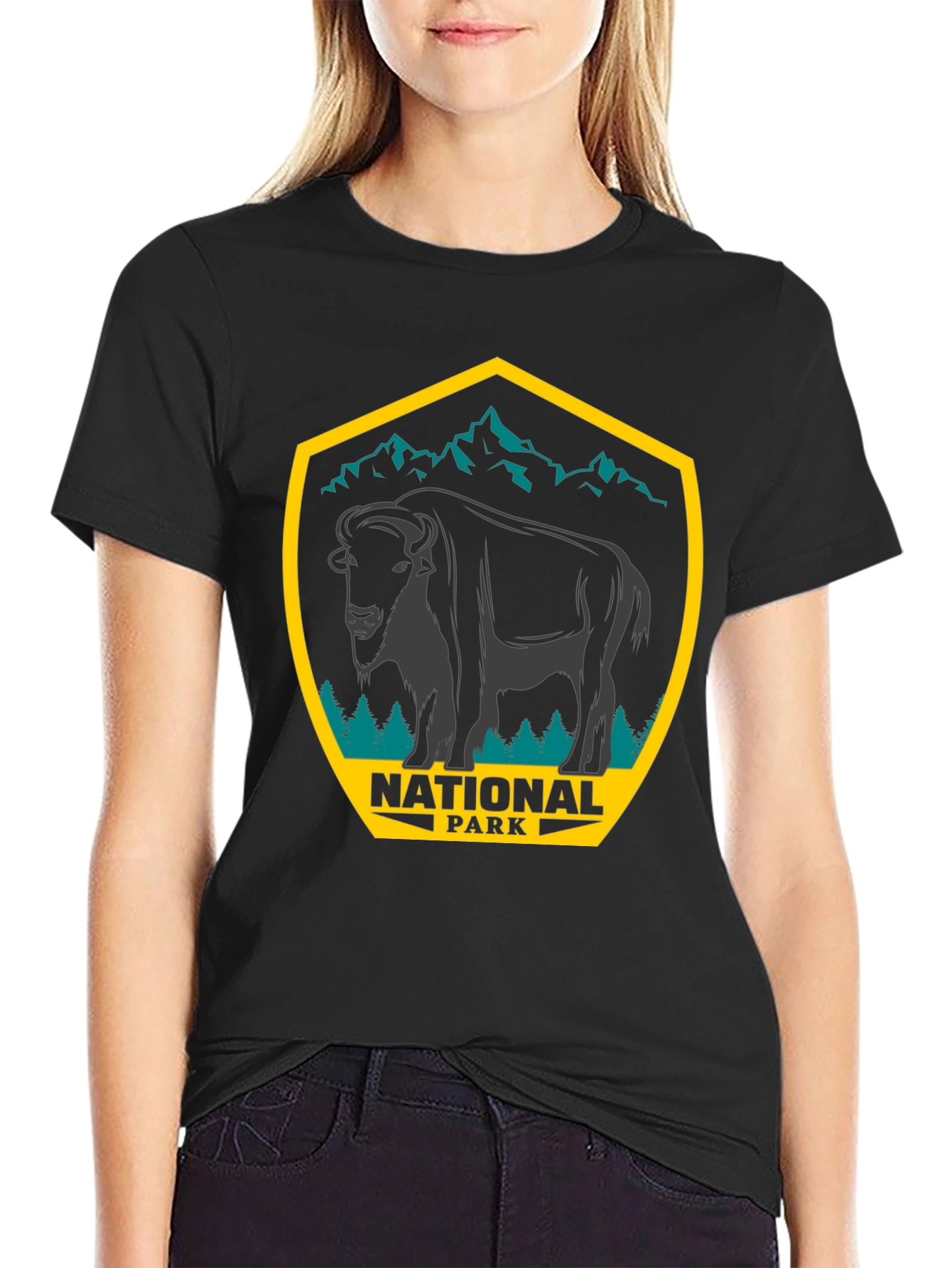 National Park Buffalo Graphic Tee