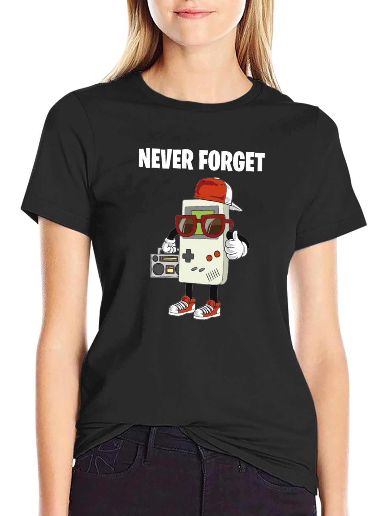 Retro Gamer T-Shirt - Never Forget
