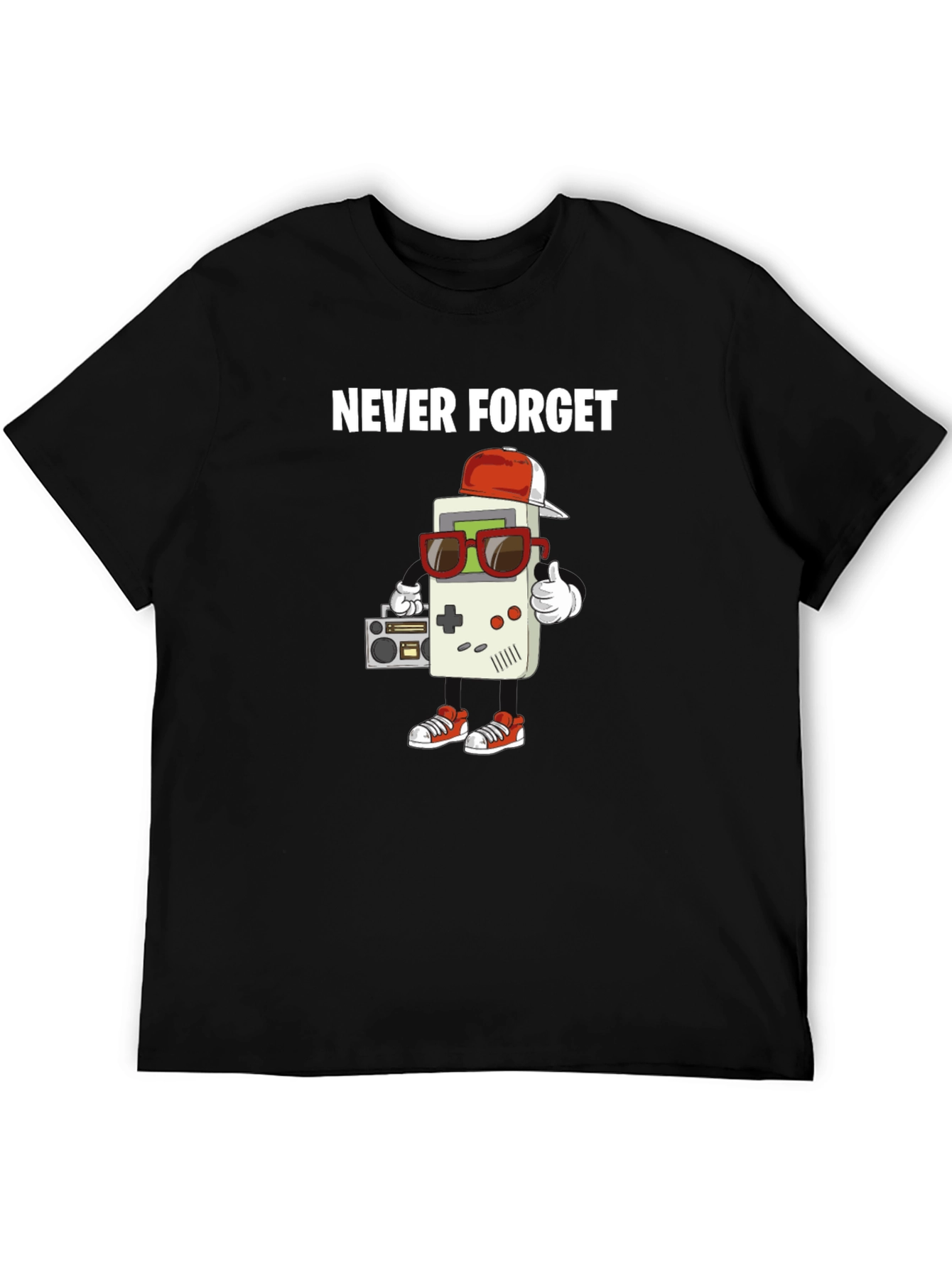 Retro Gamer T-Shirt - Never Forget