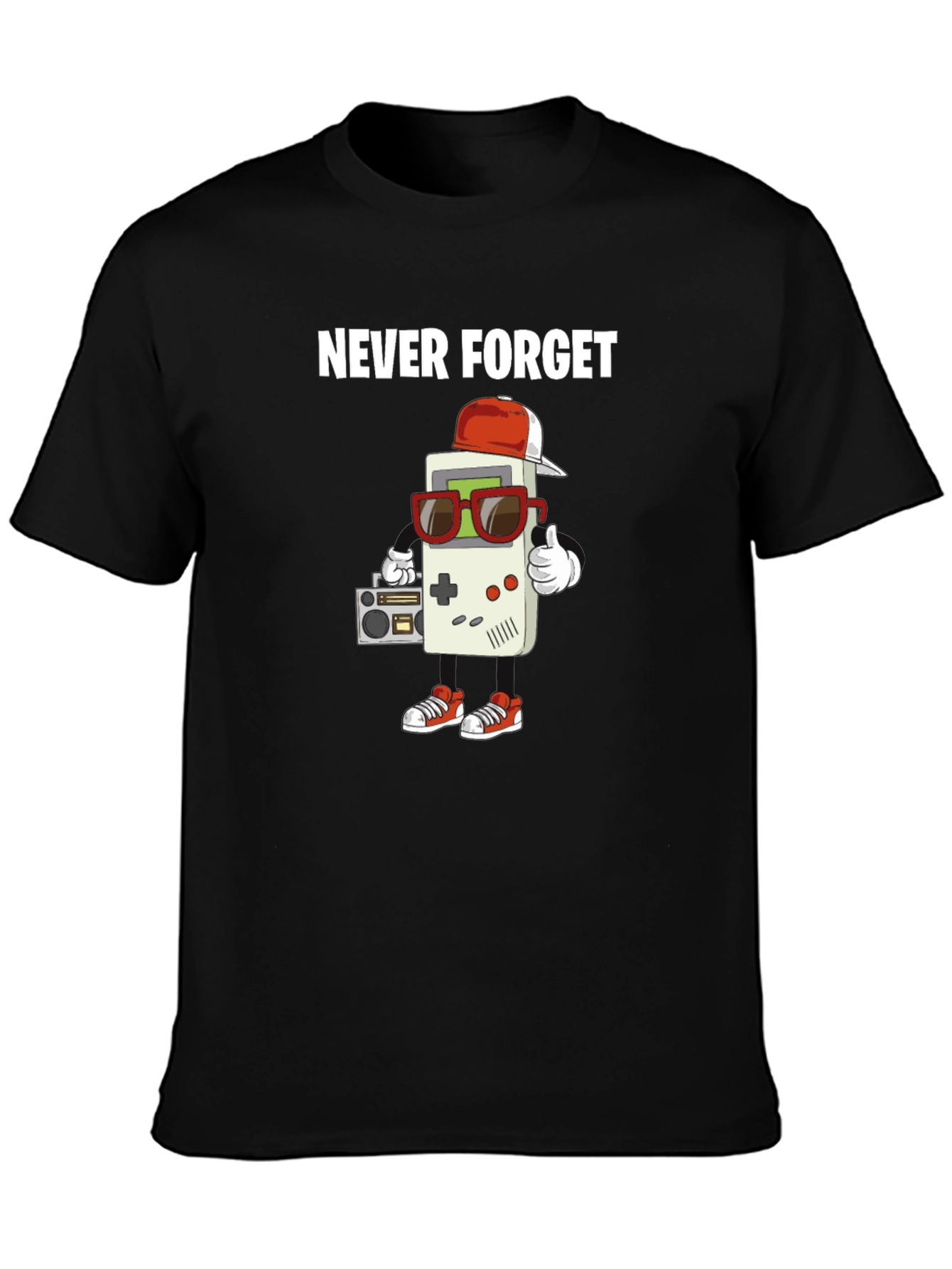 Retro Gamer T-Shirt - Never Forget