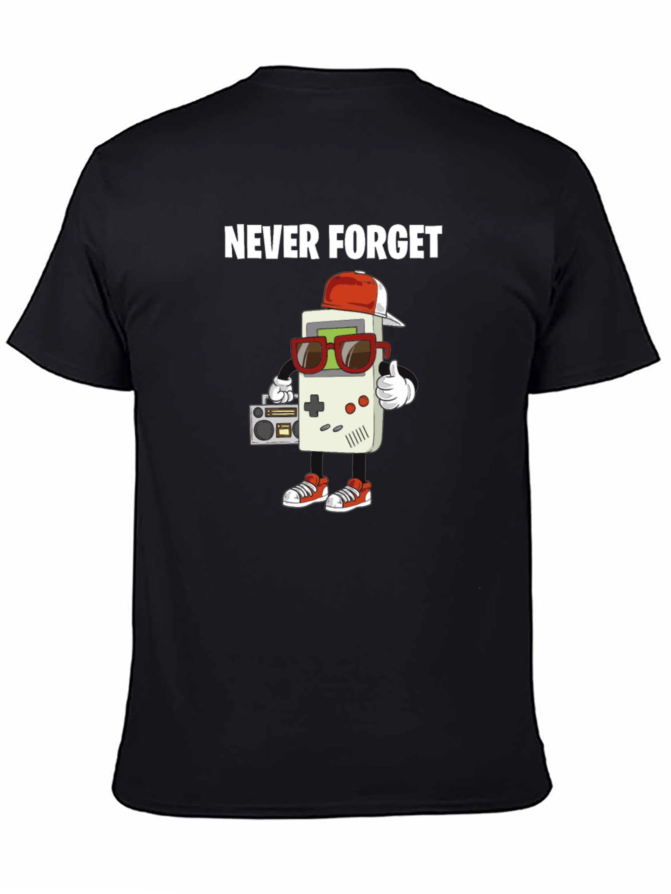 Retro Gamer T-Shirt - Never Forget