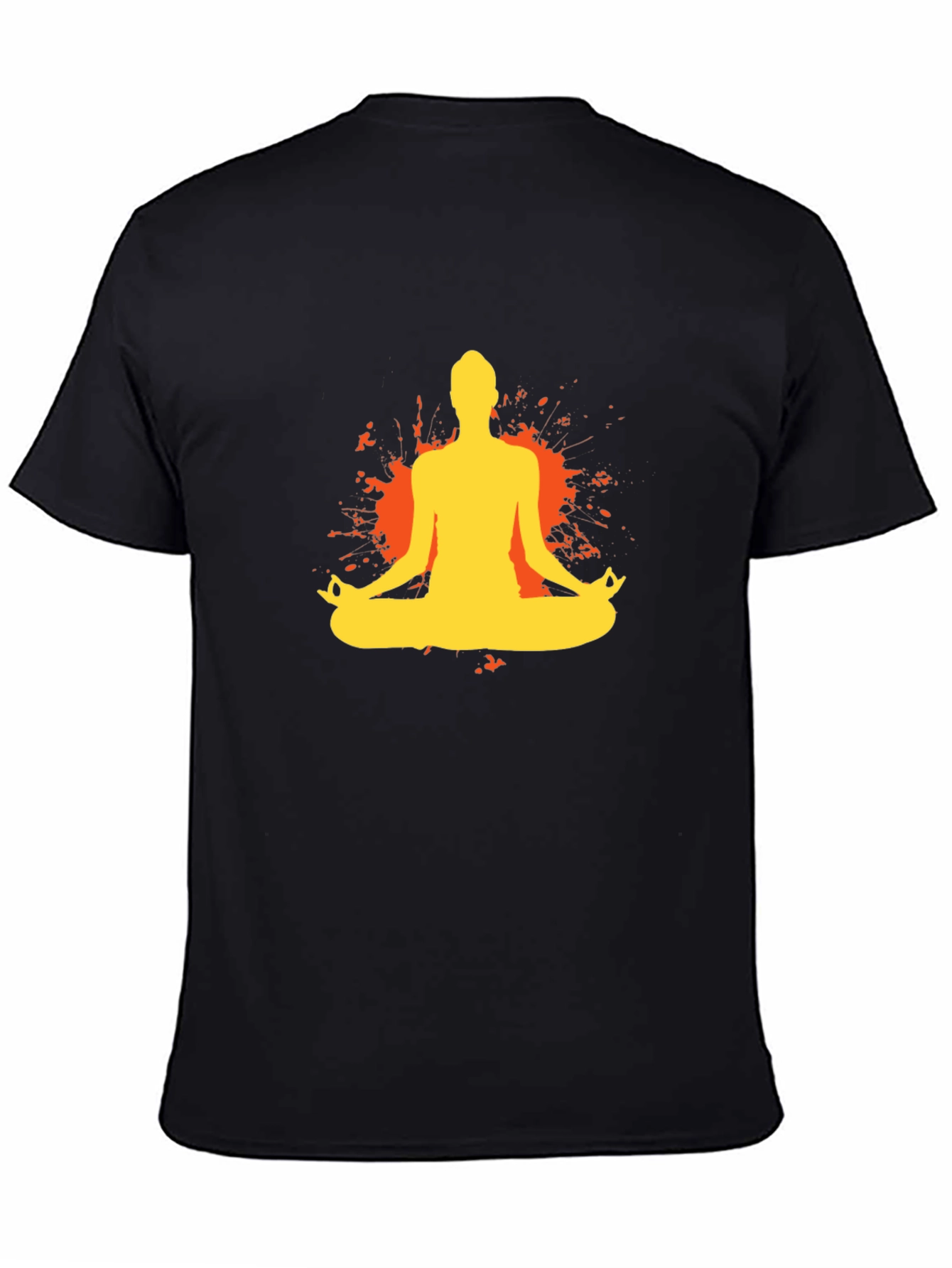 Yoga Meditation T-Shirt - Black Tee