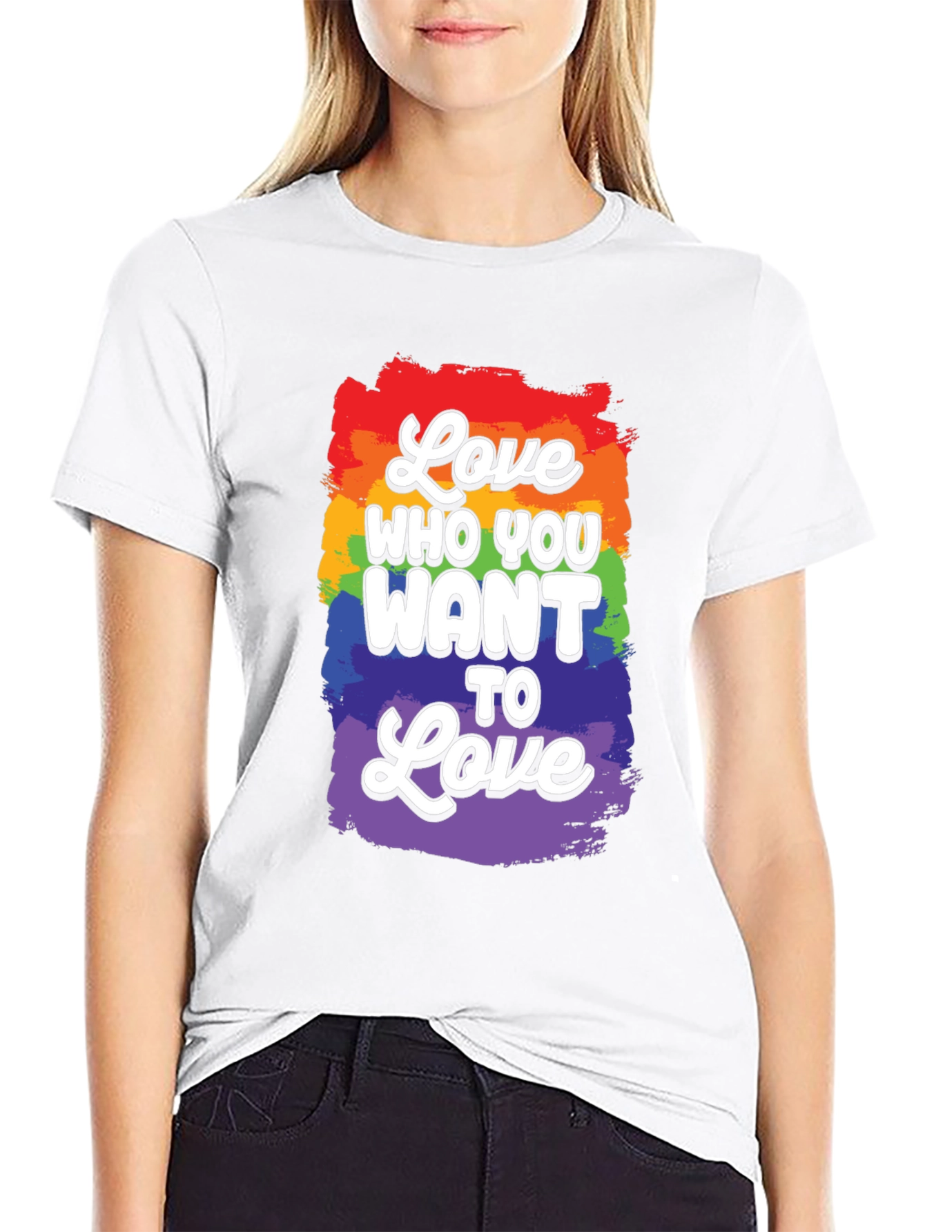 Love Who You Want To Love Graphic Tee