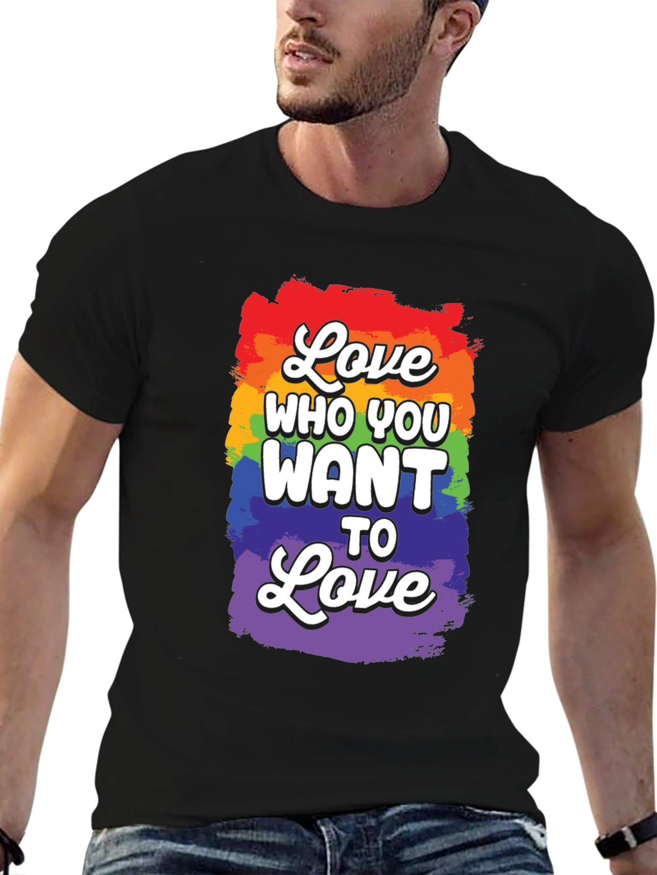 Love Who You Want To Love Graphic Tee