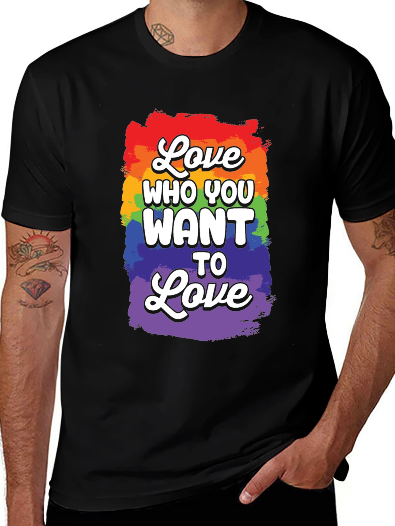 Love Who You Want To Love Graphic Tee