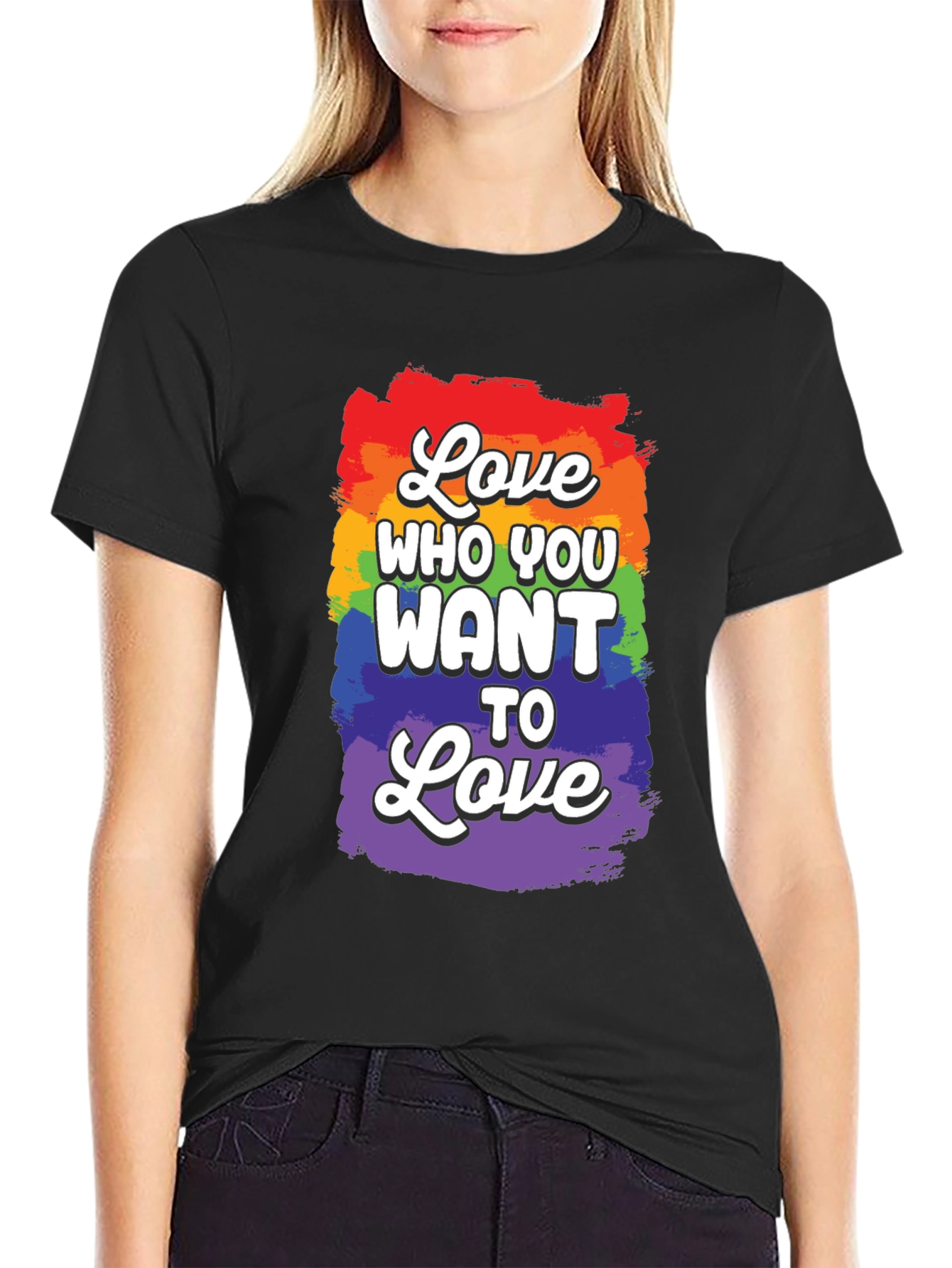 Love Who You Want To Love Graphic Tee