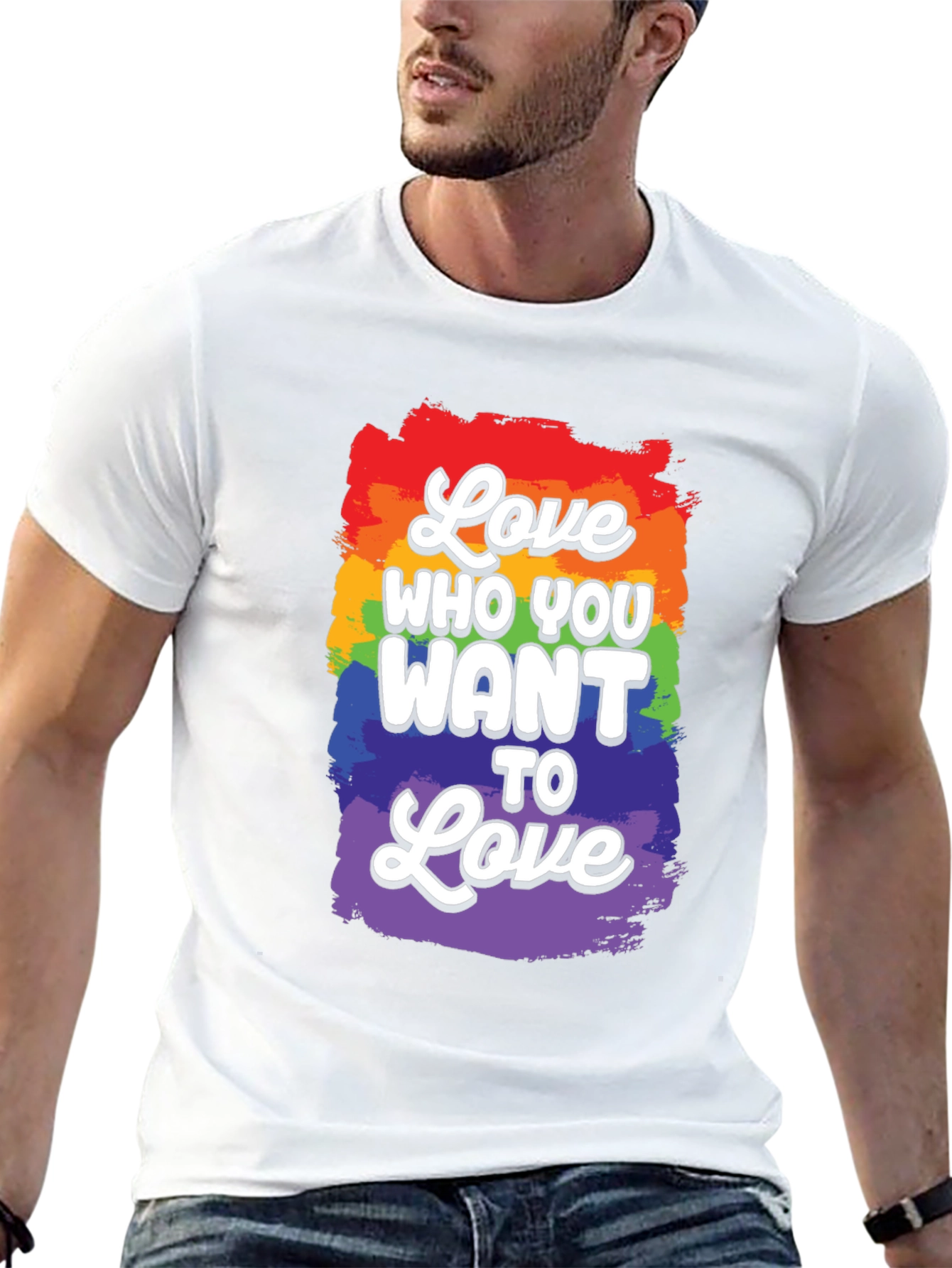 Love Who You Want To Love Graphic Tee