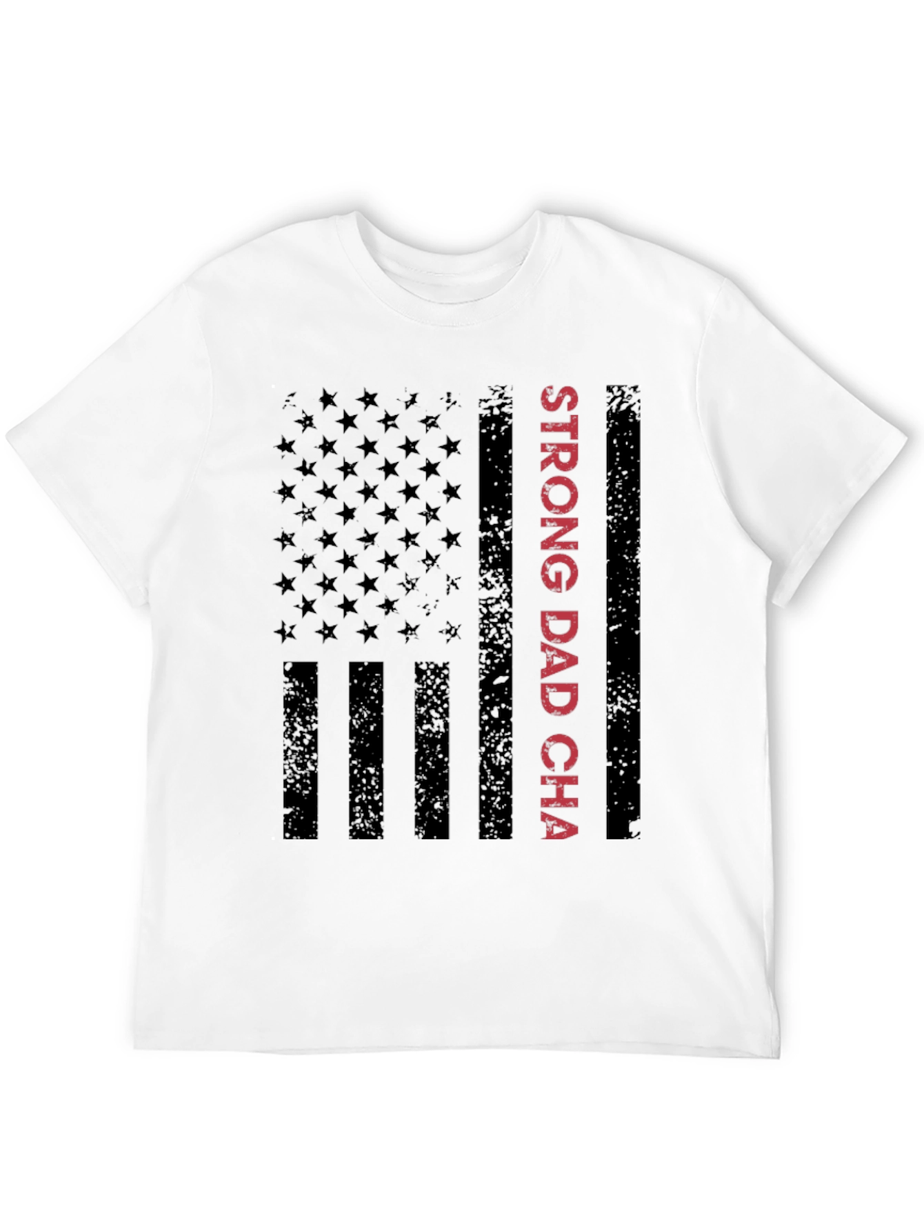 Strong Dad USA Flag Graphic Tee