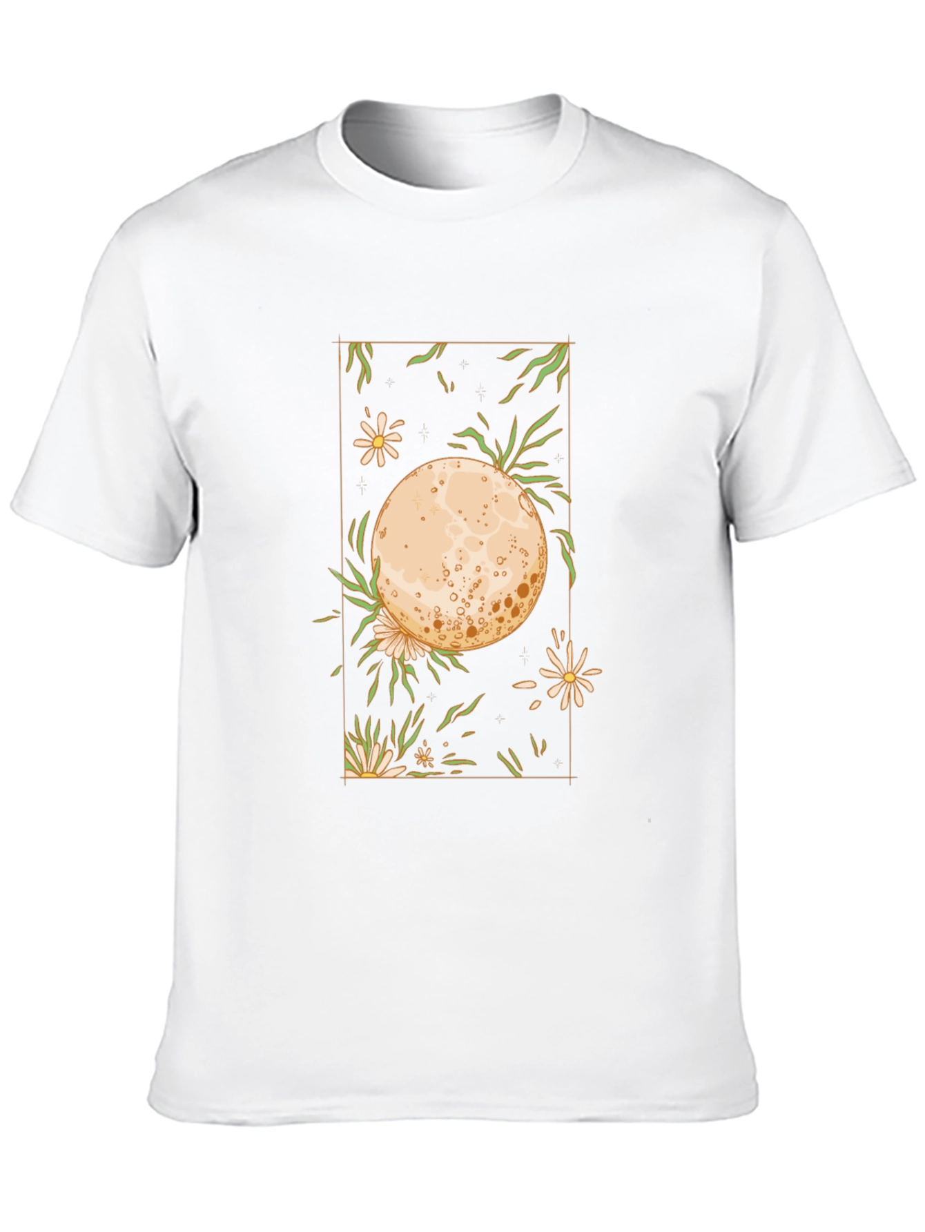 Botanical Moon Graphic T-Shirt