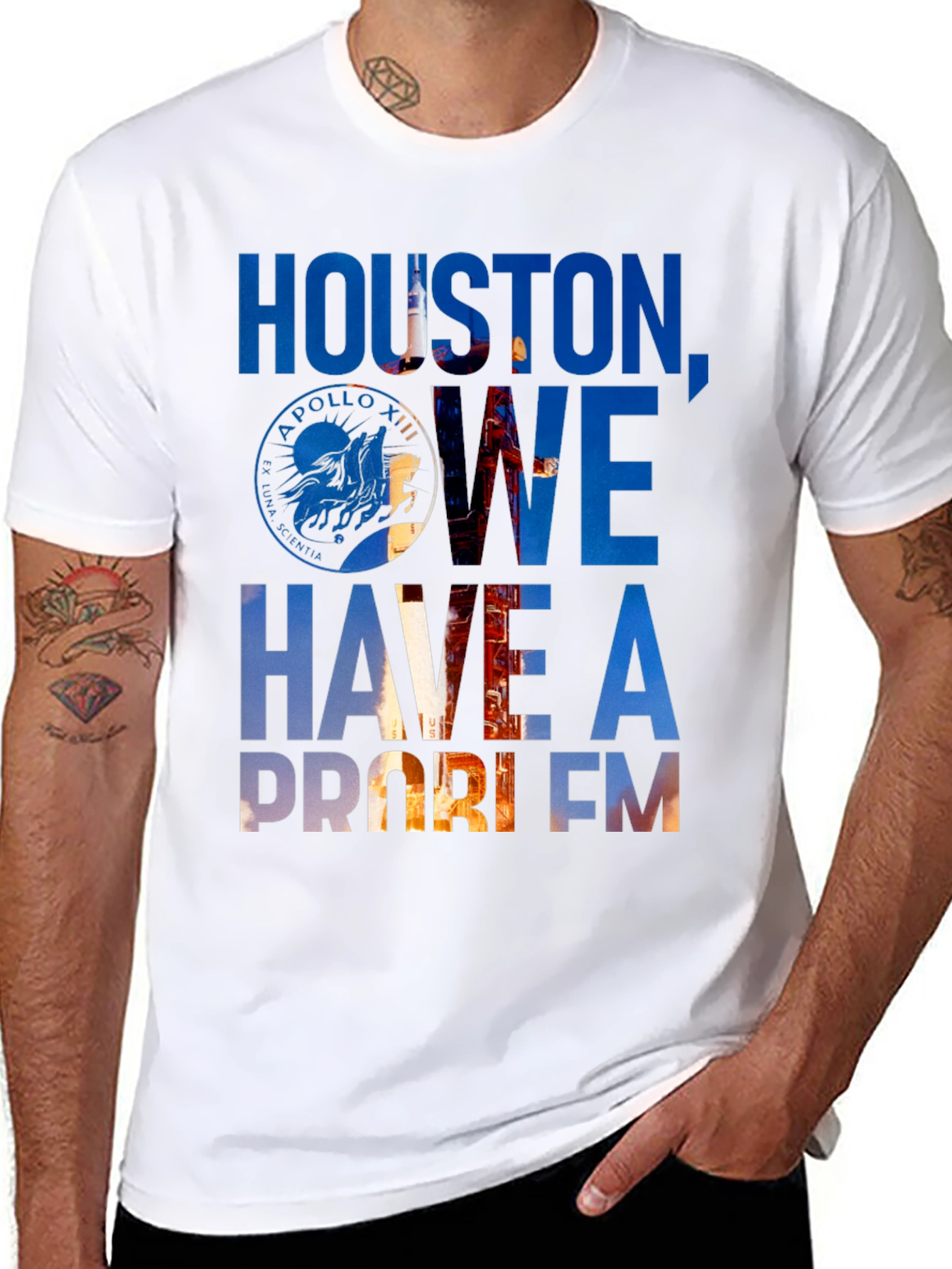 Houston We Have a Problem Graphic T-Shirt
