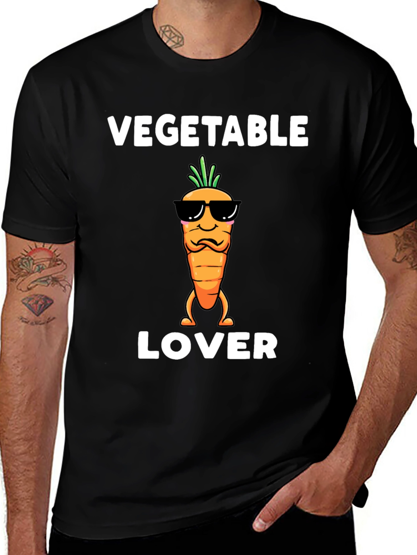 Vegetable Lover T-Shirt - Funny Carrot Design