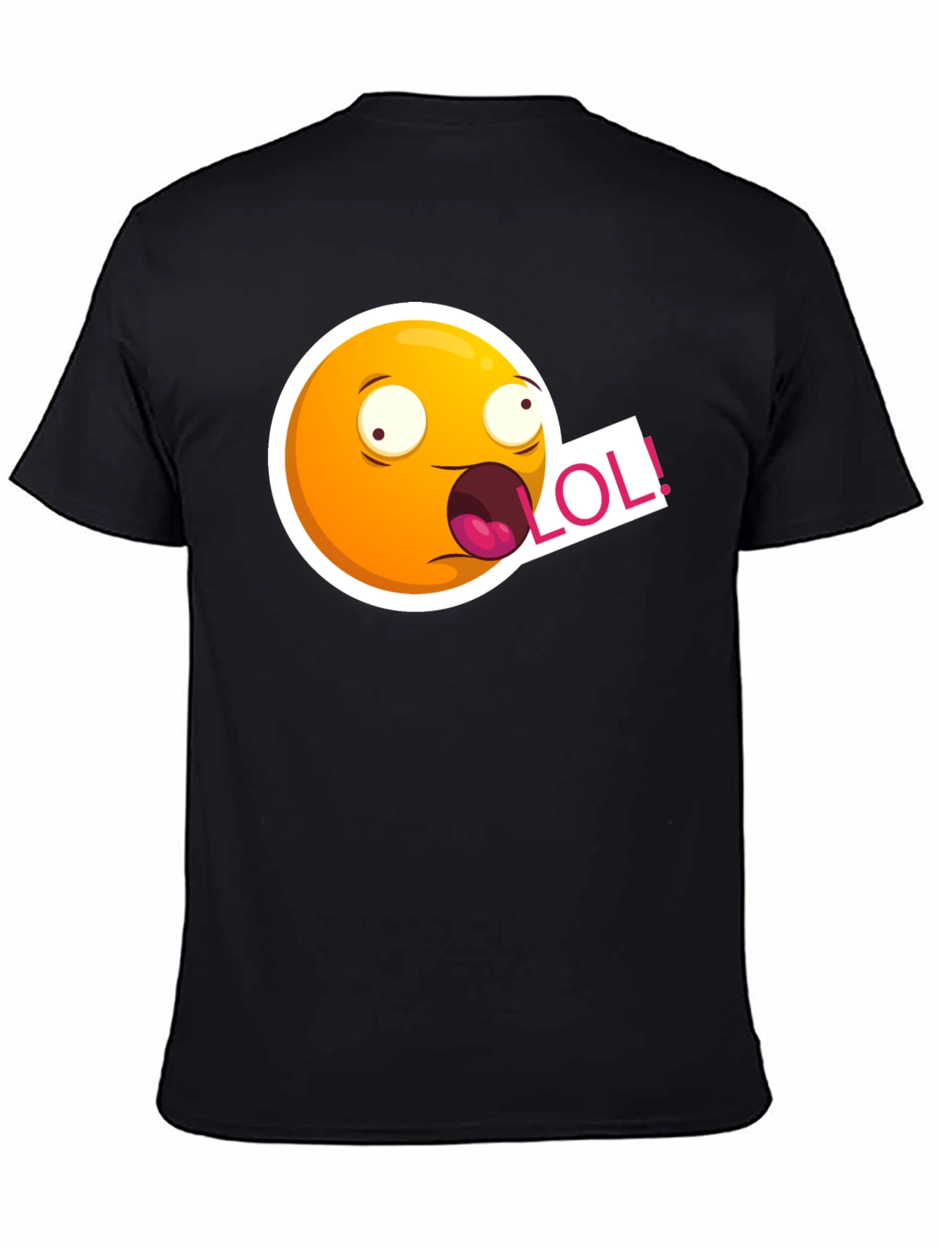 LOL Emoji T-Shirt - Black