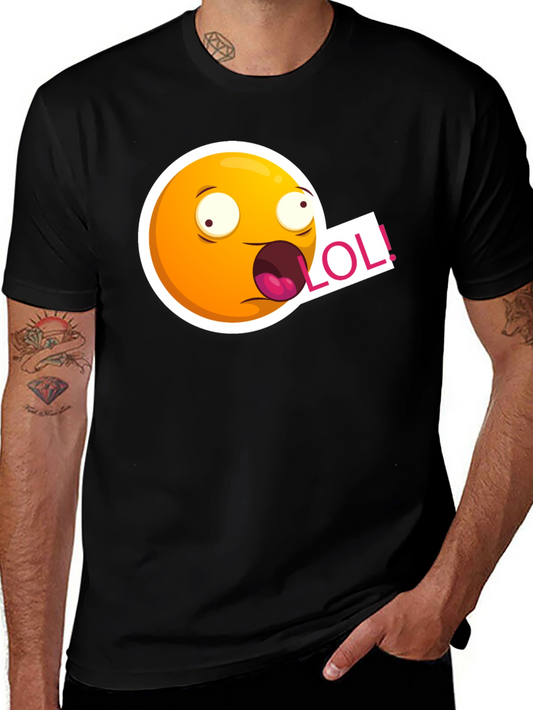 LOL Emoji T-Shirt - Black