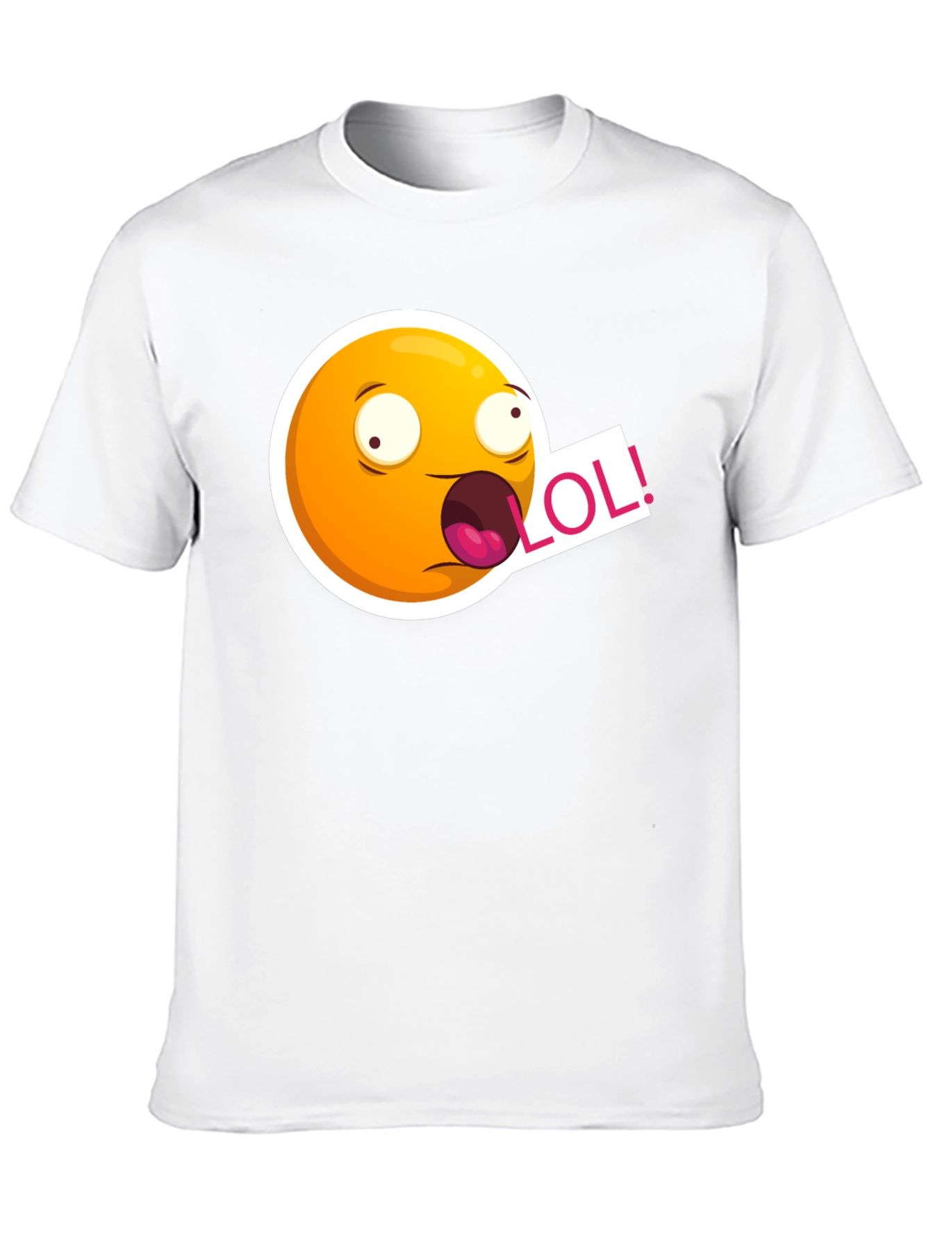 LOL Emoji T-Shirt - Black