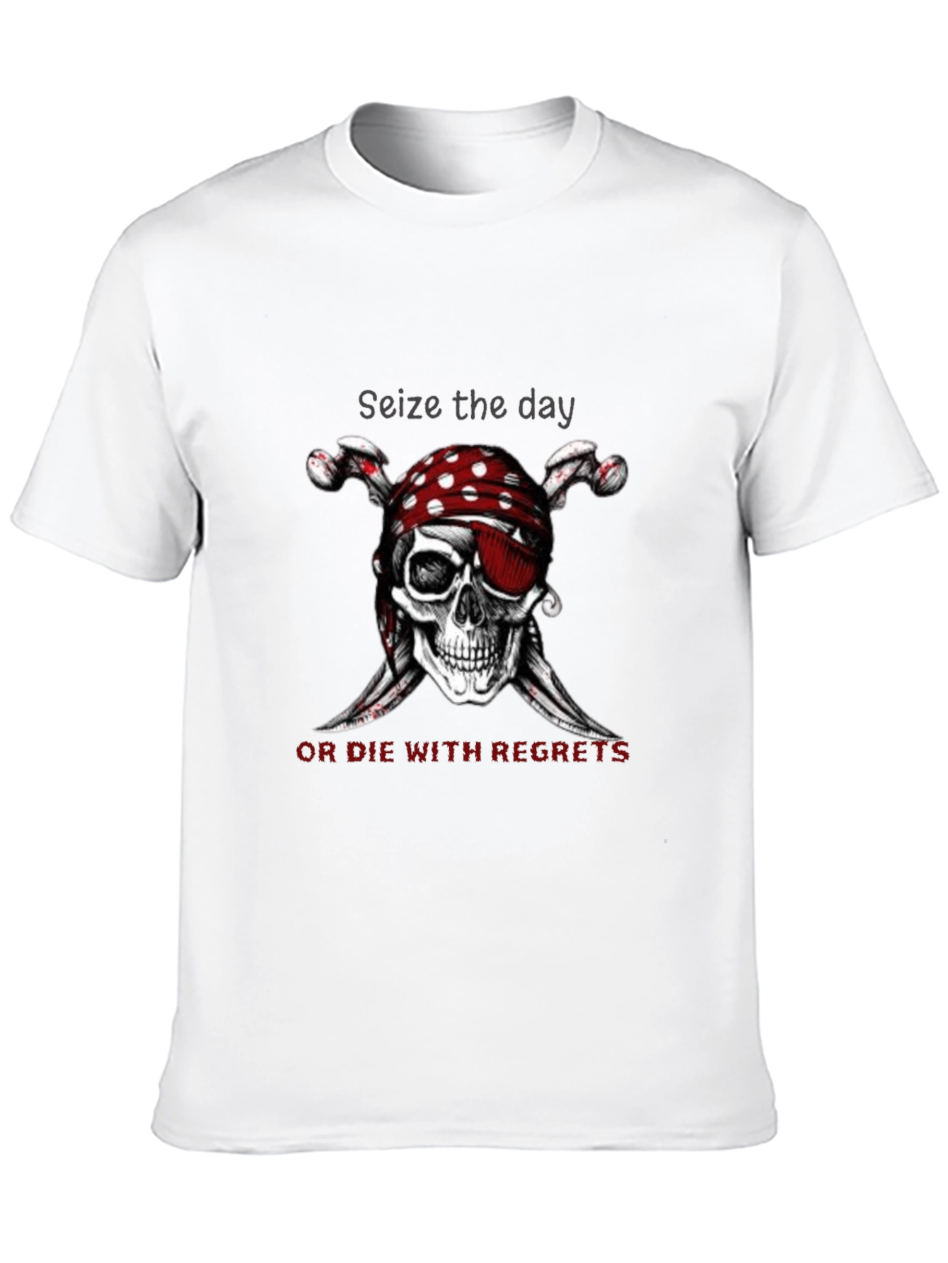 Seize the Day Skull Pirate T-Shirt