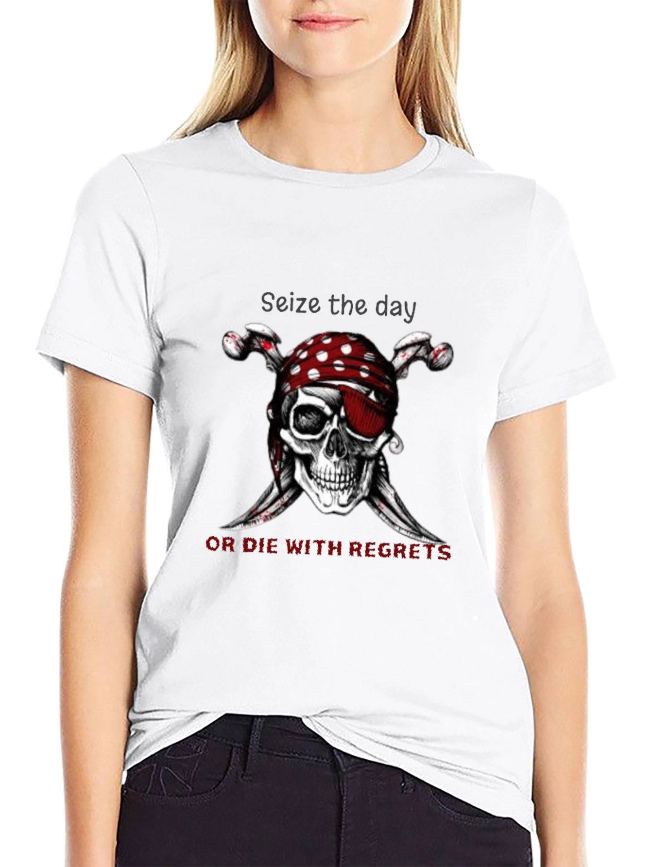 Seize the Day Skull Pirate T-Shirt