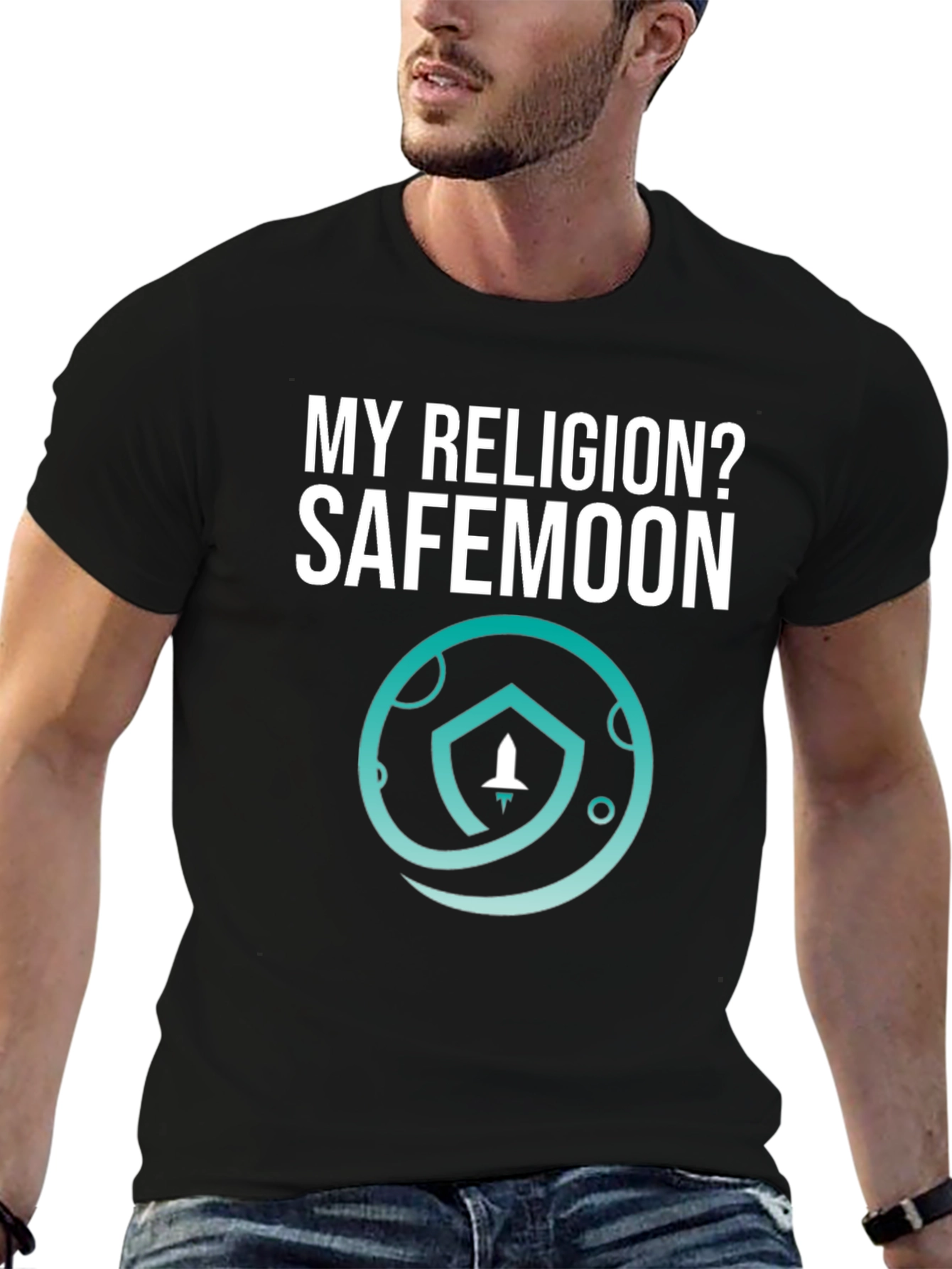 My Religion? Safemoon Black T-Shirt